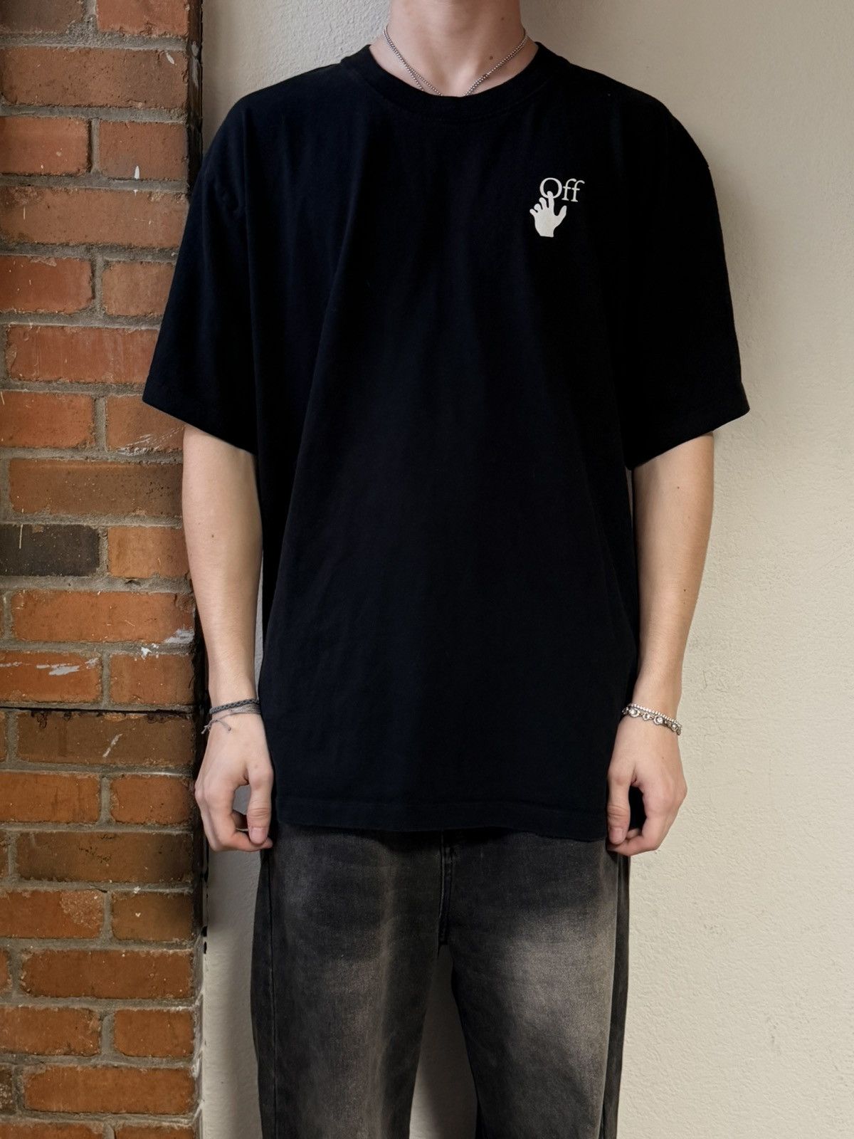 Off-White Black off white shirt Size US L / EU 52-54 / 3 - 1 Thumbnail