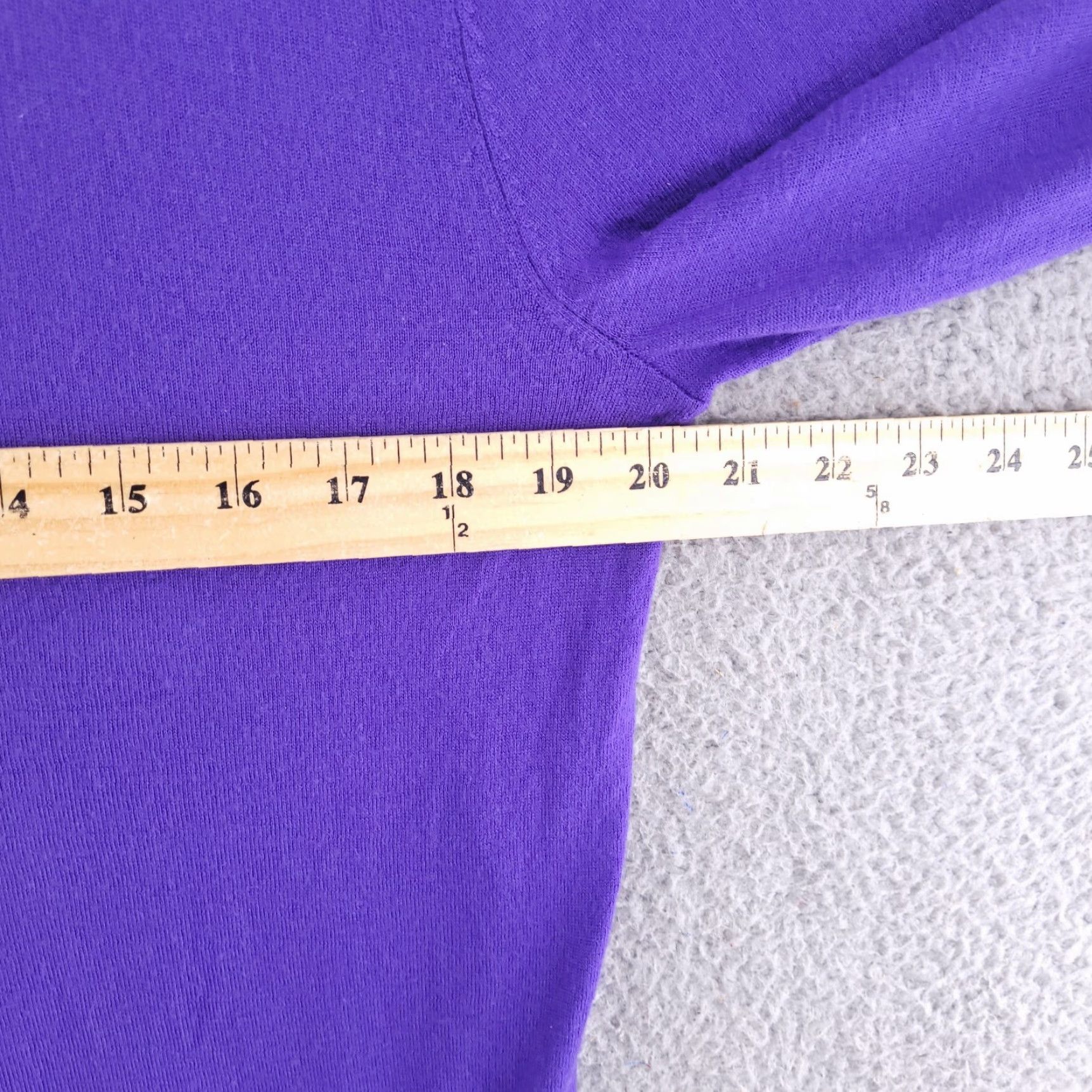 Layer 8 Raffi Shaya Sweater Mens Medium Quarter Zip Merino Wool Purple | Solid Layer Pullover Knit Shirt Womens? Size US M / EU 48-50 / 2 - 6 Thumbnail