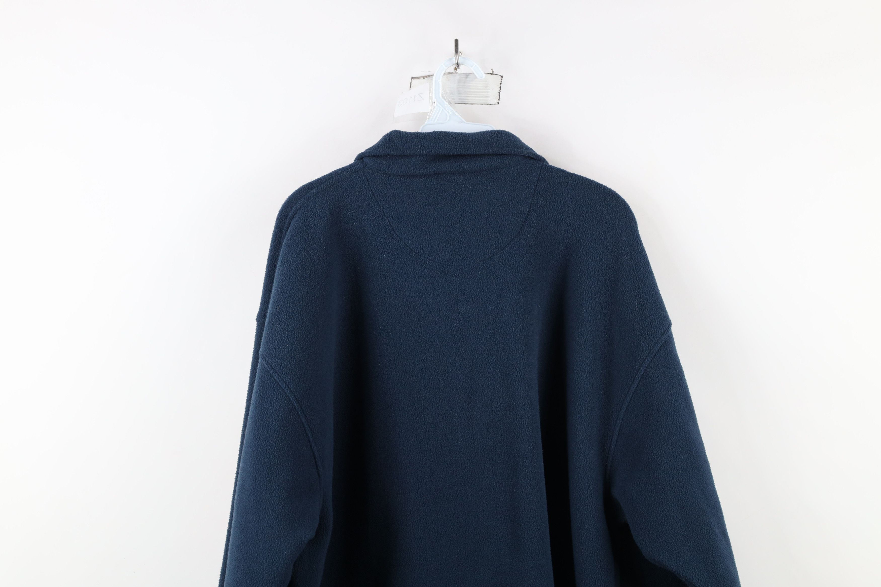 Vintage Vintage 90s University of Michigan Half Zip Fleece Sweater Size US L / EU 52-54 / 3 - 7 Thumbnail