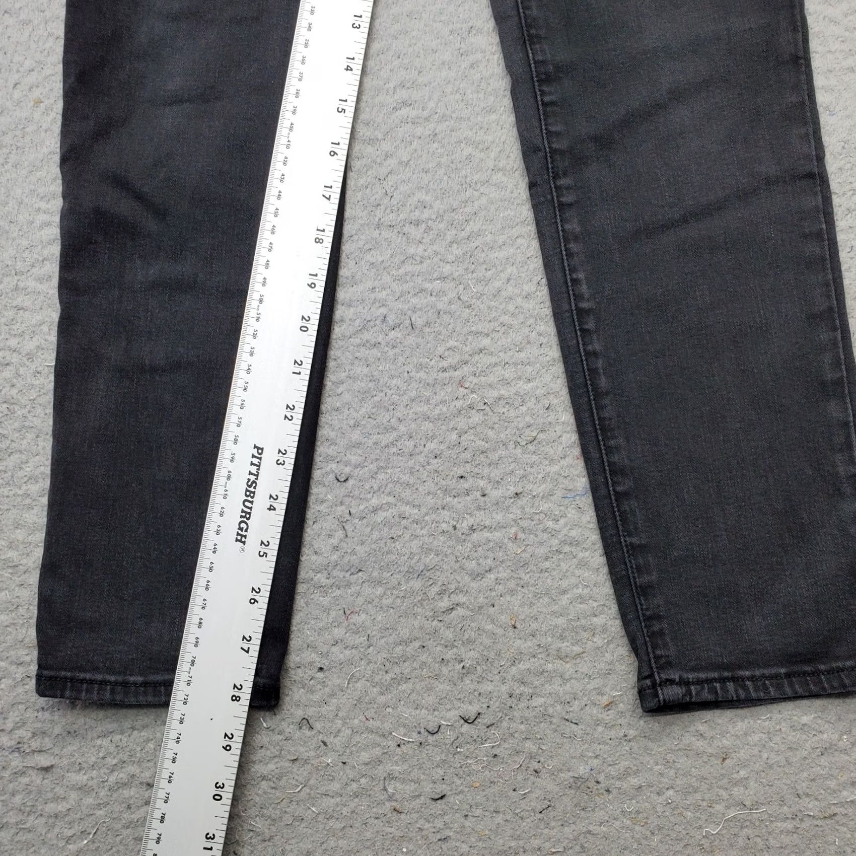 American Eagle Outfitters American Eagle Outfitters Womens 12 Black Super Stretch High Rise Jegging Jeans Size 34" / US 12 / IT 48 - 4 Thumbnail