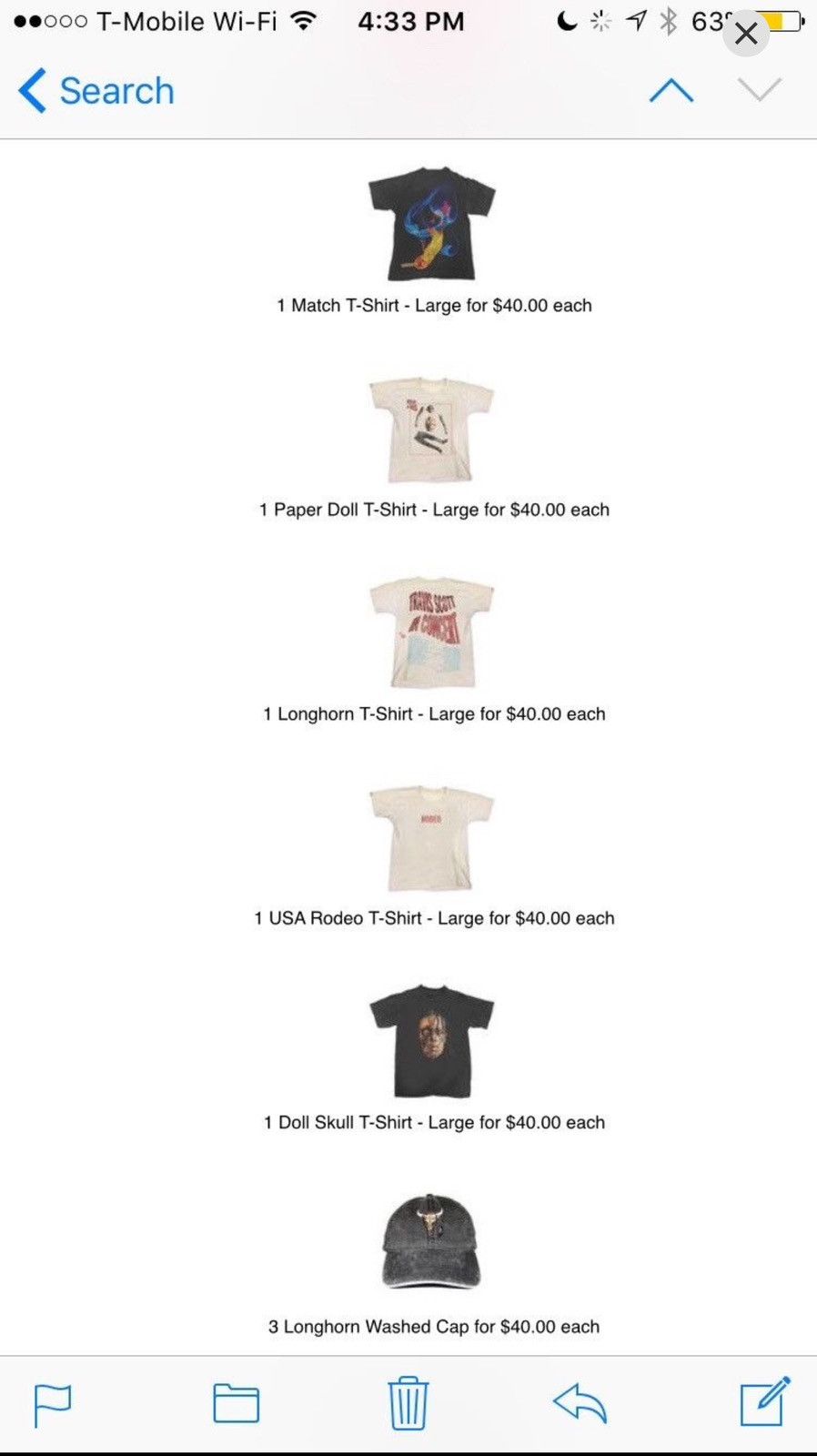 Otto × Travis Scott Rodeo Travis Scott hat Size ONE SIZE - 5 Thumbnail