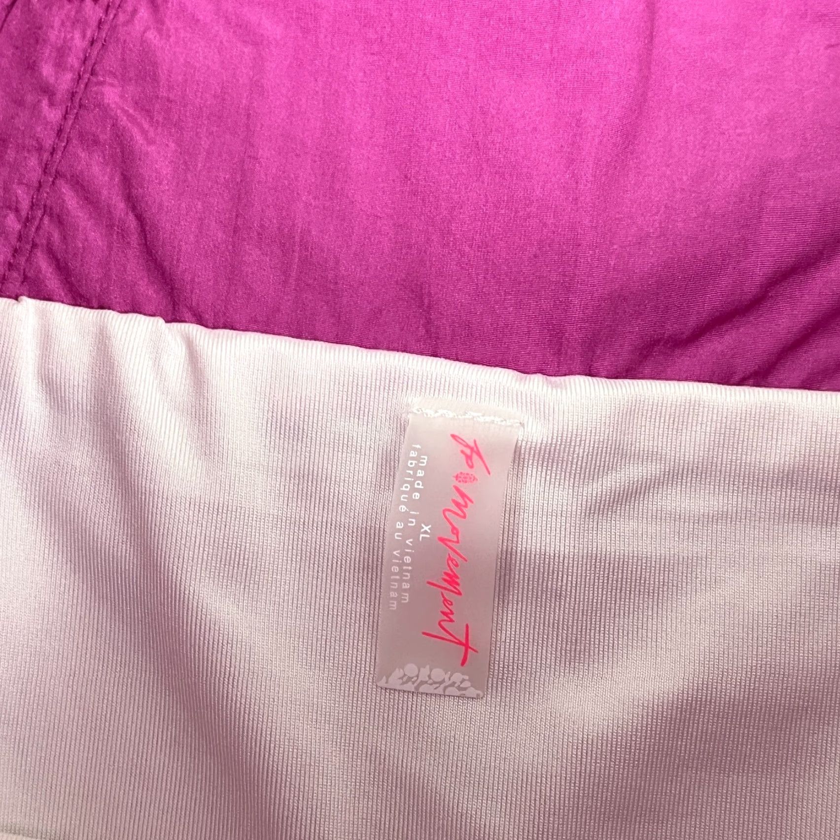 Free People VINTAGE Free People Movement The Way Home Shorts Womens XL Pink Active High Waisted Prep Size 26" / US 2 / IT 38 - 5 Thumbnail
