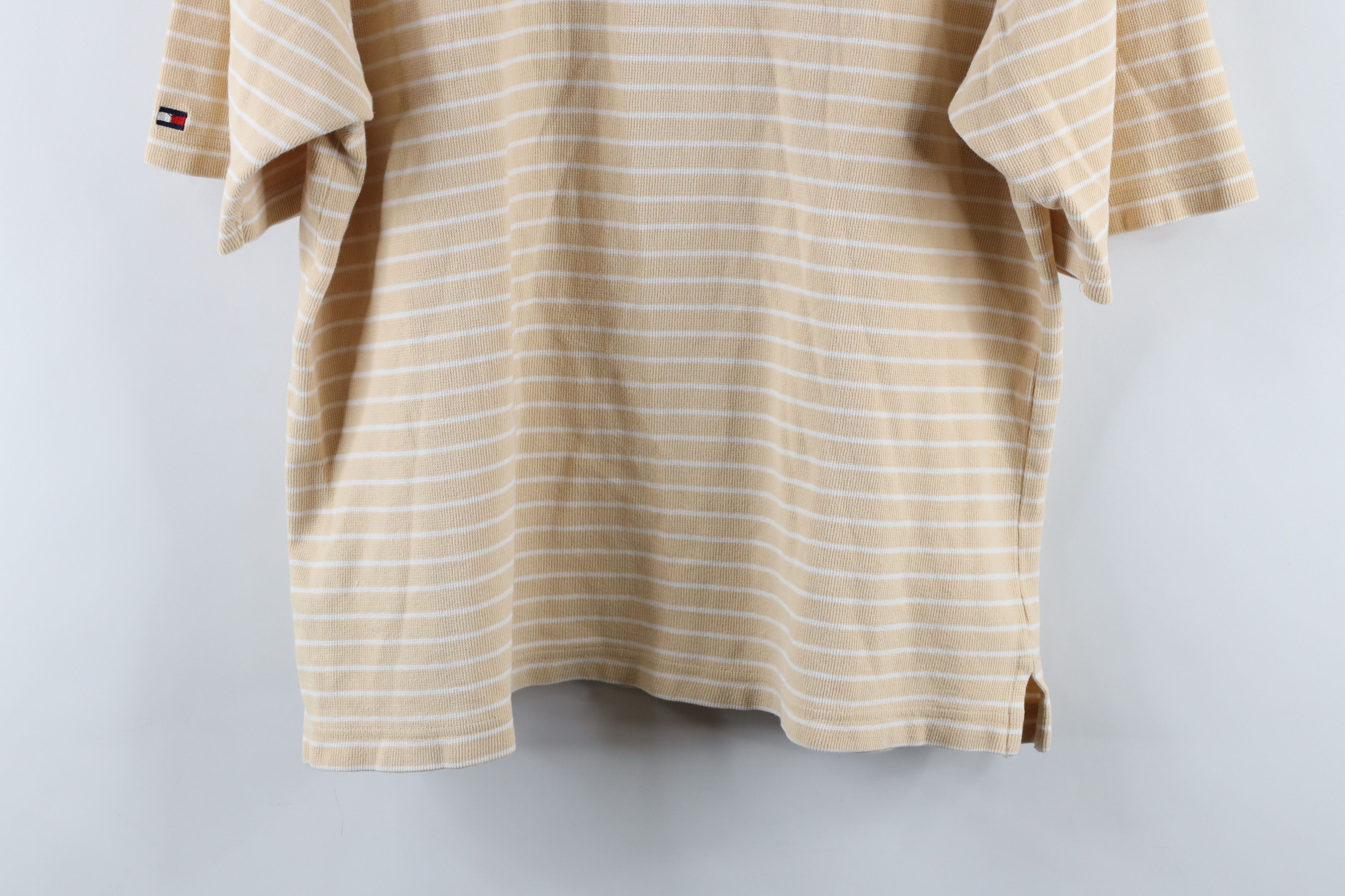 Tommy Hilfiger × Vintage Vintage 90s Tommy Hilfiger Thermal Knit Golf Polo Shirt Size US M / EU 48-50 / 2 - 9 Thumbnail