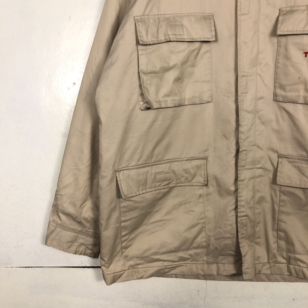 Japanese Brand 📌Vintage Work Jacket Racing Toyota Trd Multi Pocket Size US L / EU 52-54 / 3 - 6 Thumbnail