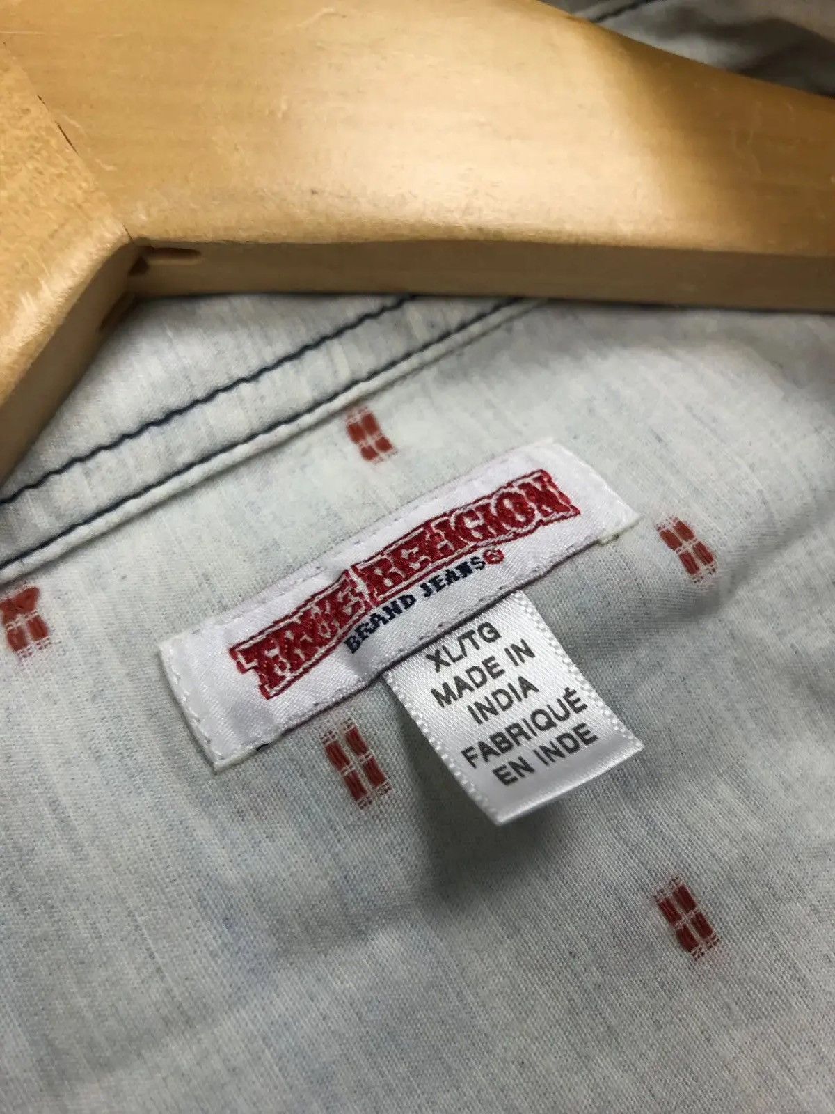 True Religion TRUE RELIGION Vintage Tennis Shirt Streetwear Monogram Rare Size US XL / EU 56 / 4 - 5 Thumbnail