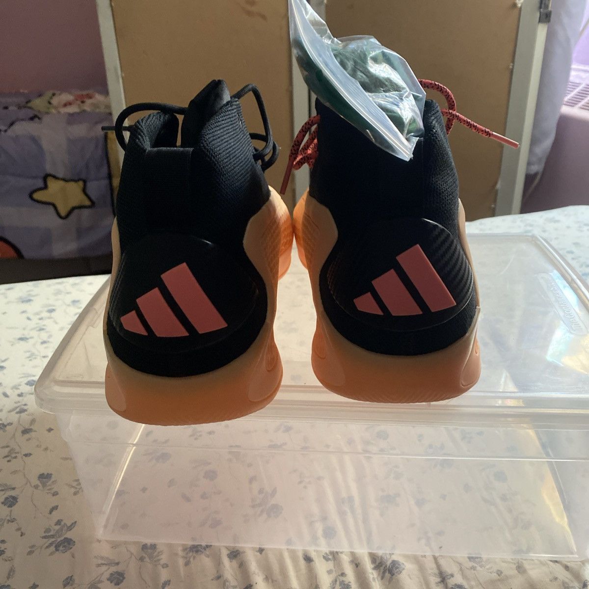 Adidas anthony edward’s original for love basketball sneakers Size US 12 / EU 45 - 5 Thumbnail