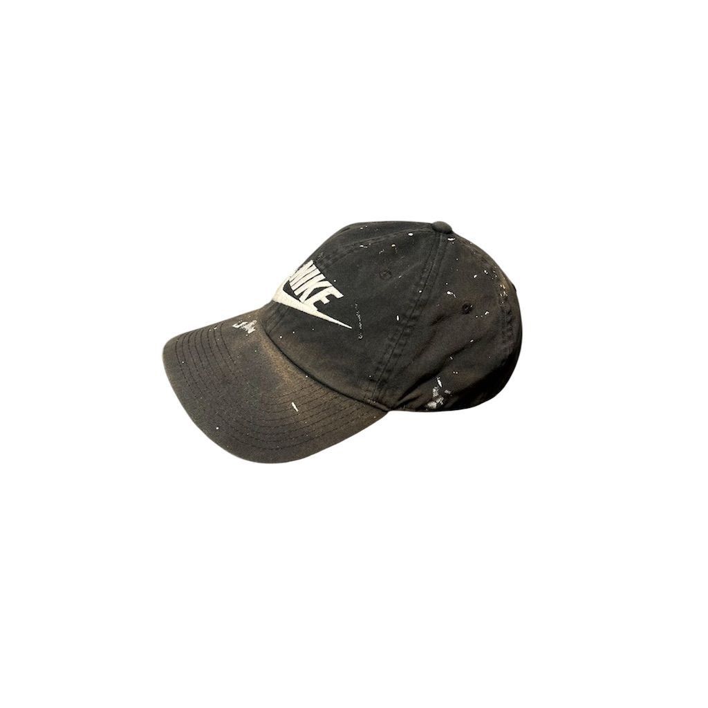 Nike Vintage Faded Distressed Black Nike "Heritage 86" Hat Cap Size ONE SIZE - 11 Thumbnail