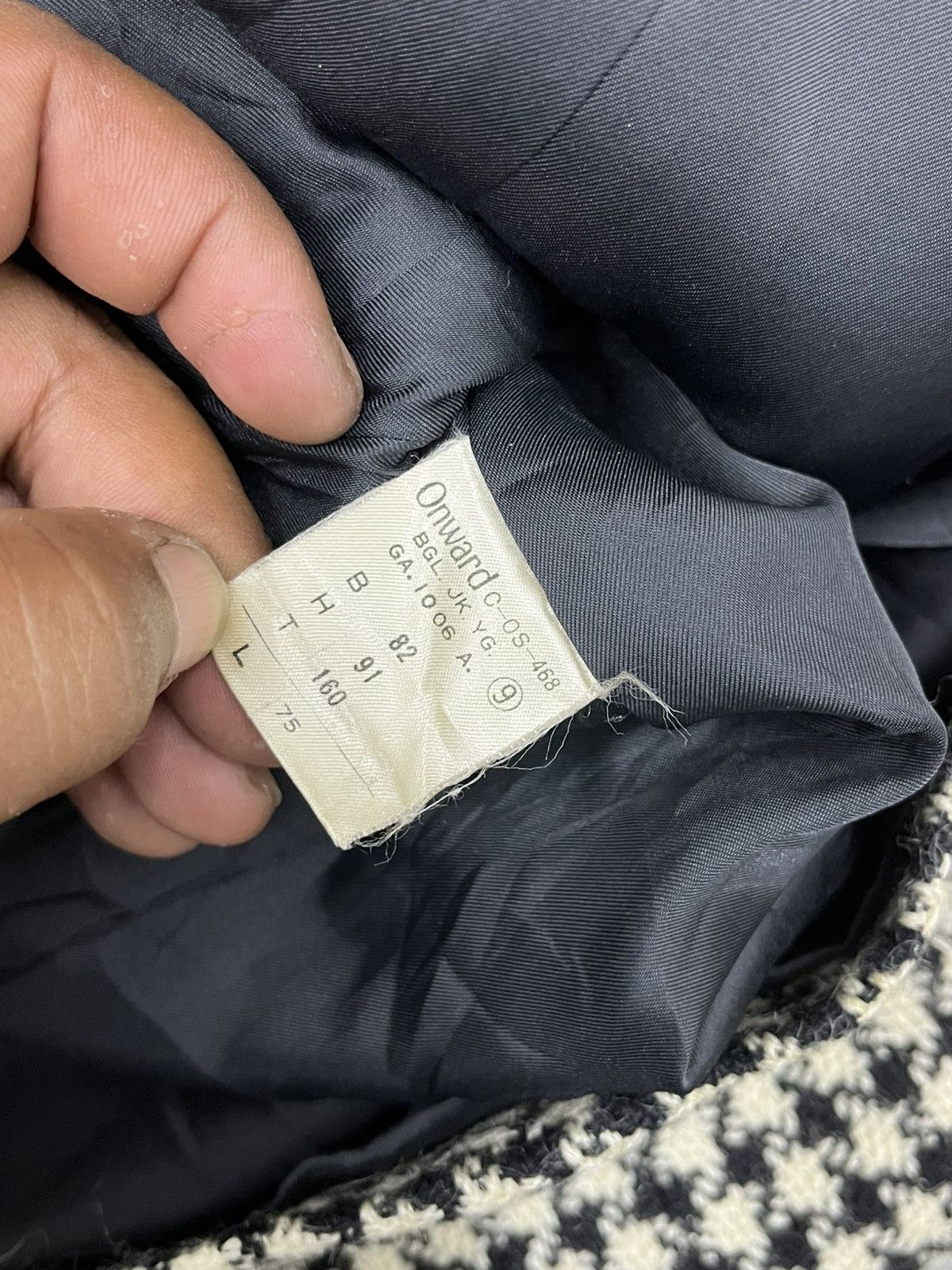 Jean Paul Gaultier ARCHIVE🔥VTG JEAN PAUL GAULTIER WOOL HERRINGBONE JACKET Size US L / EU 52-54 / 3 - 14 Thumbnail