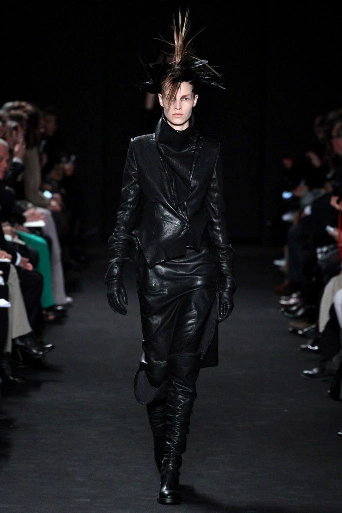Ann Demeulemeester Ann Demeulemeester 12aw Women's leather jacket Size US S / EU 44-46 / 1 - 6 Thumbnail