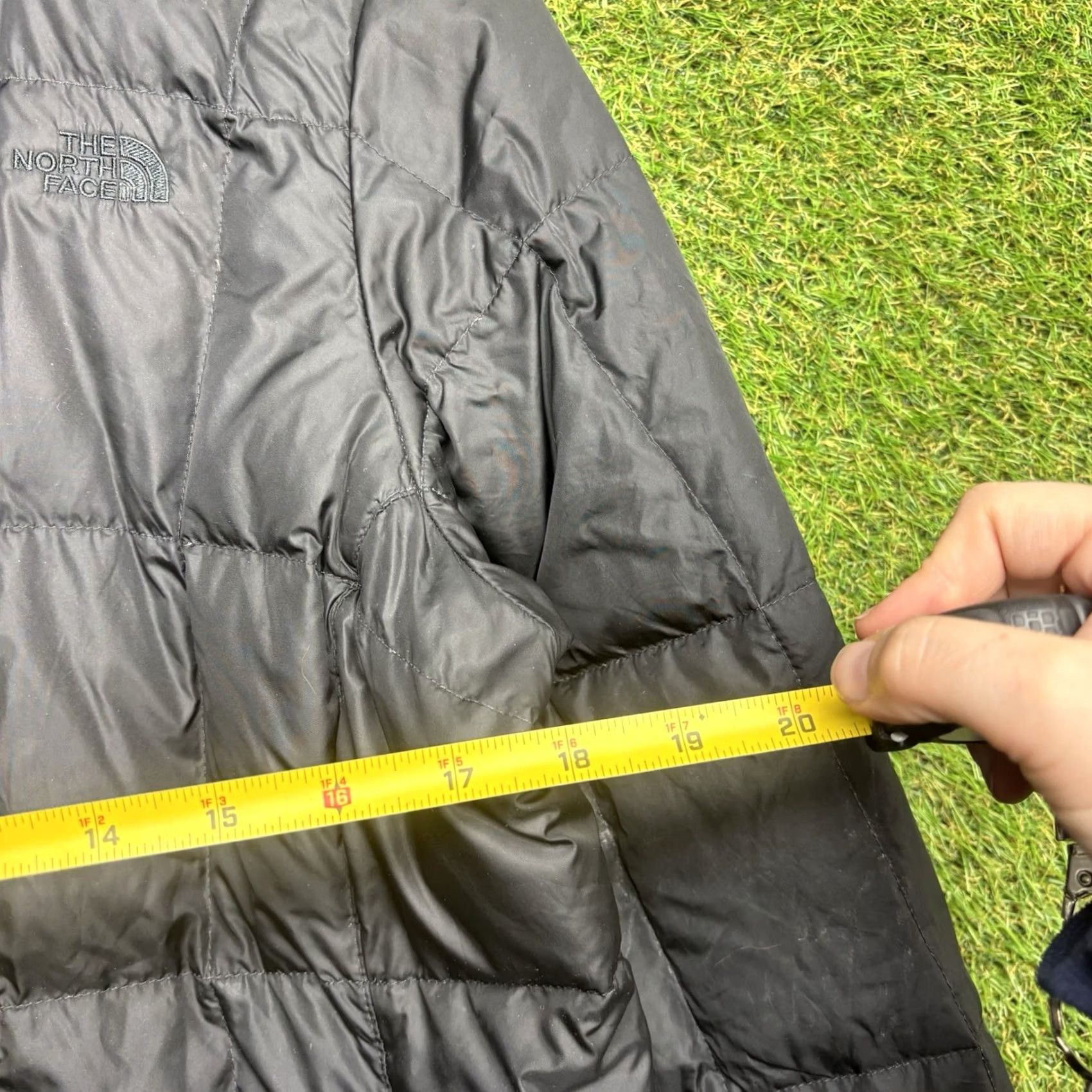 The North Face The North Face Metropolis Puffer Jacket Womens Medium 600 Down Parka Hiking Nylon Softshell Hooded Removable Hood Logo Black Long Coat Size M / US 6-8 / IT 42-44 - 6 Thumbnail