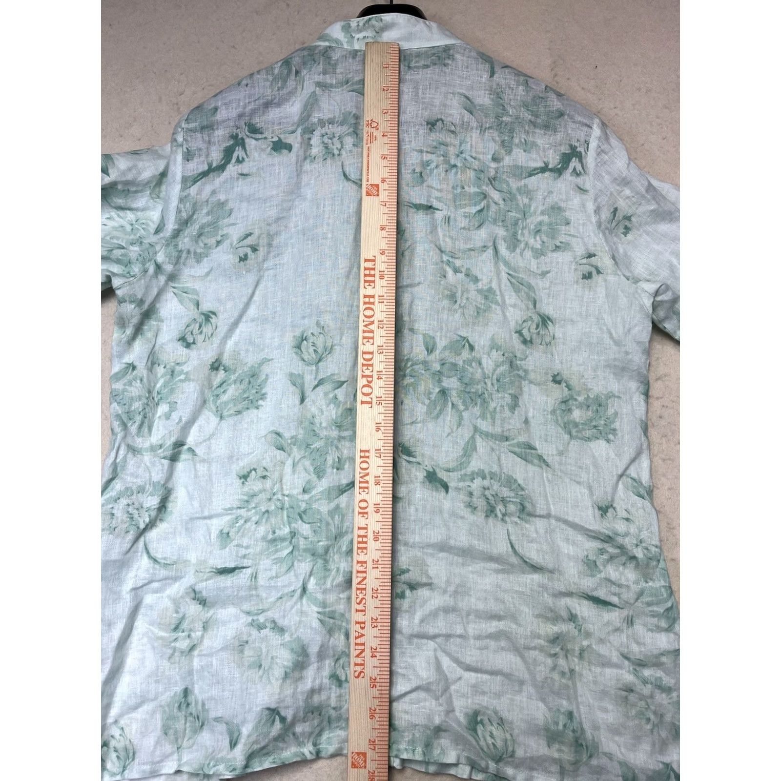 Vintage Rafaella Linen Floral Button Up Tunic Top Shirt Women’s Size 14 Size XL / US 12-14 / IT 48-50 - 4 Thumbnail