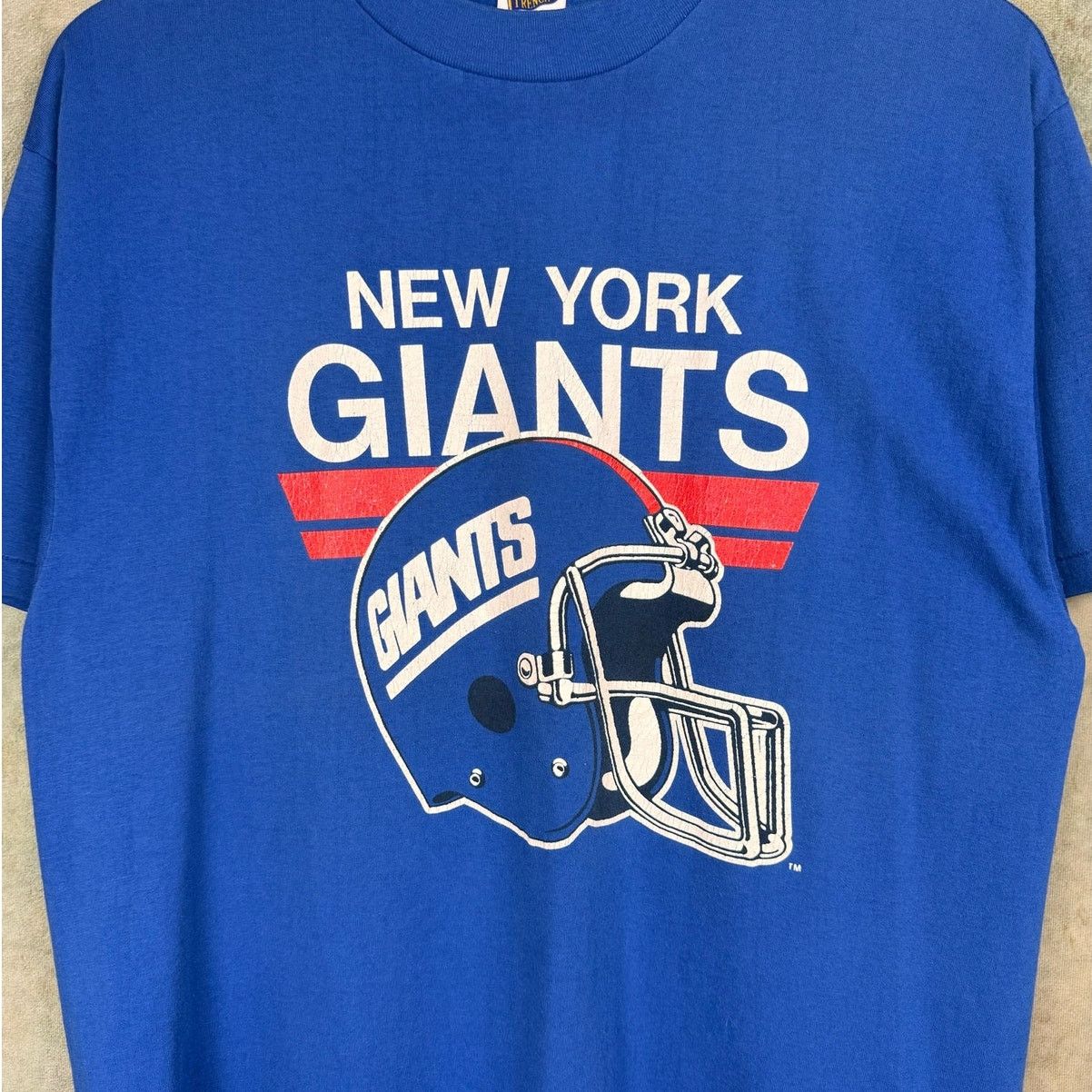 NFL × Vintage VTG 80s New York Giants T Shirt Sz XL NFL Football Size US XL / EU 56 / 4 - 4 Thumbnail