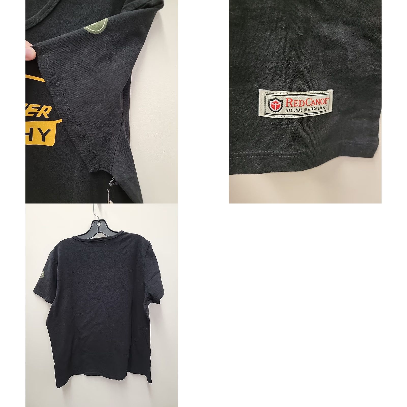 Vintage NWT Land Rover Trophy T-Shirt Womens XL Black Canoe Made in Canada Size XL / US 12-14 / IT 48-50 - 8 Thumbnail