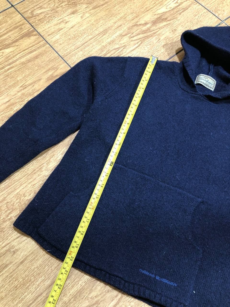 Burberry Thomas Burberry Blue Pullover Sweater HOODED Size US M / EU 48-50 / 2 - 8 Thumbnail