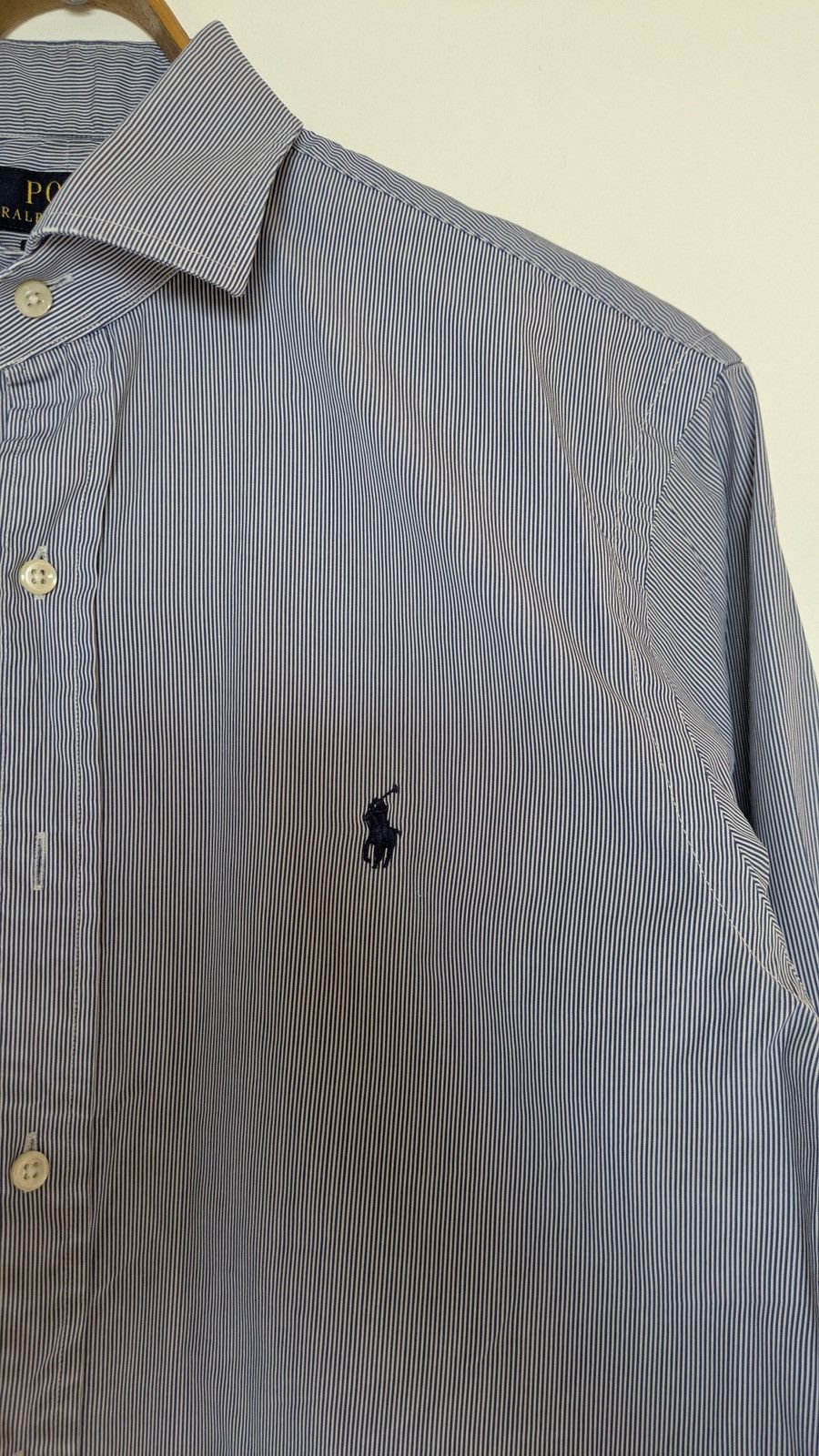 Polo Ralph Lauren 🔵 Polo Ralph Lauren Slim Fit Shirt – Men’s Size L (16/40-41) Size US L / EU 52-54 / 3 - 5 Thumbnail