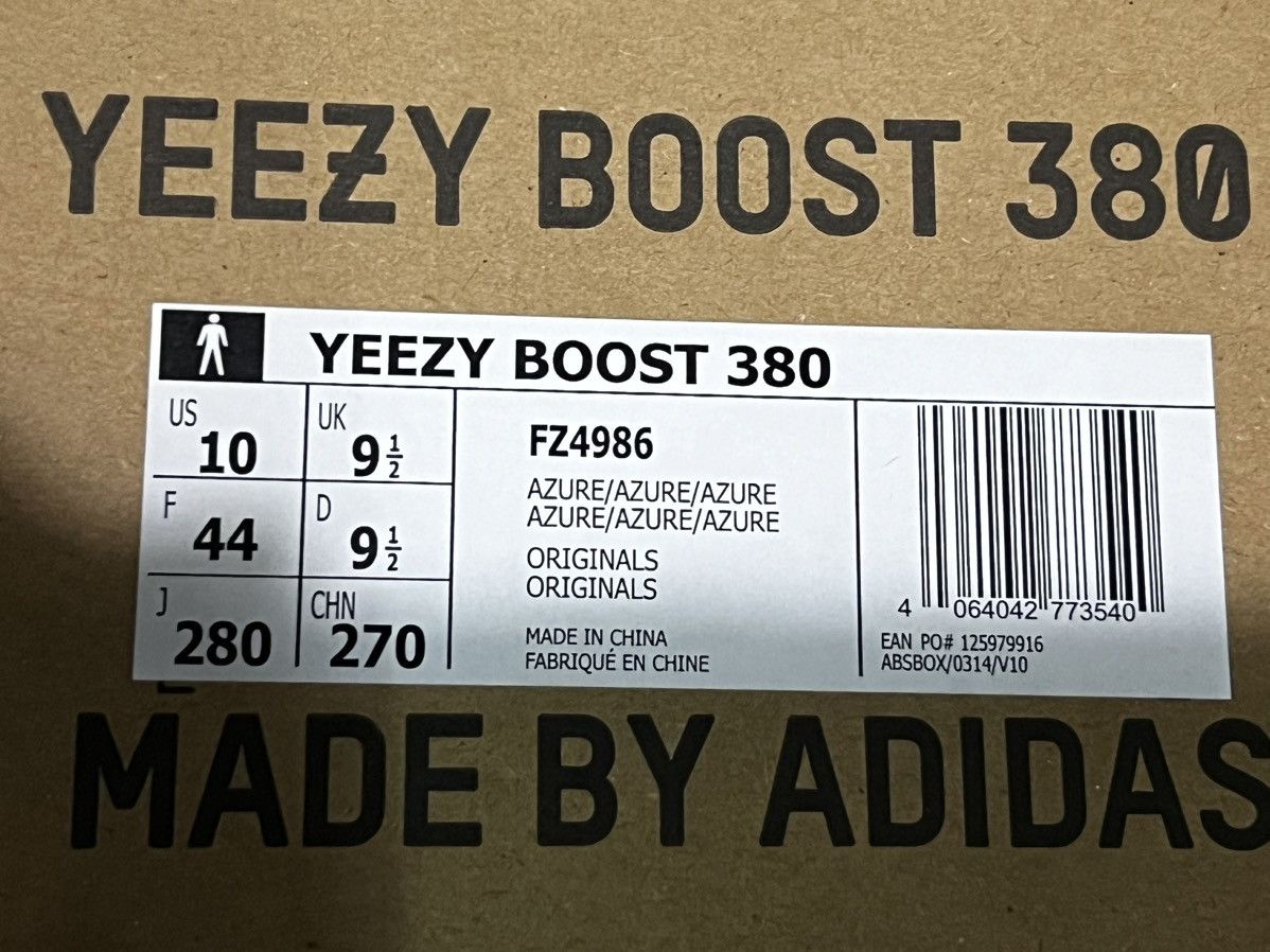 Adidas × Yeezy Yeezy 380 Azure Size US 10 / EU 43 - 2 Thumbnail