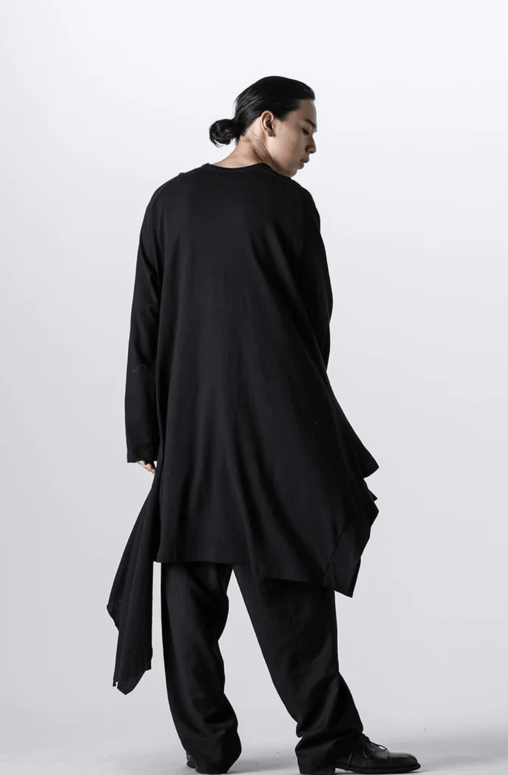 Yohji Yamamoto Yohji Yamamoto Pour Homme - TIED UP RAGLAN T Shirt Size US L / EU 52-54 / 3 - 6 Thumbnail