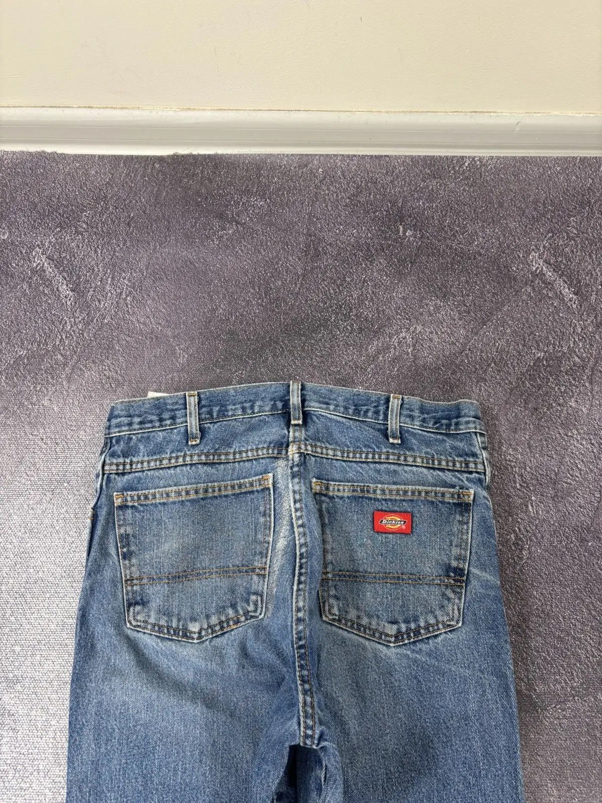 Dickies × Vintage Vintage Dickies Y2K Faded Blue Denim USA Hype Jeans Size US 32 / EU 48 - 4 Thumbnail