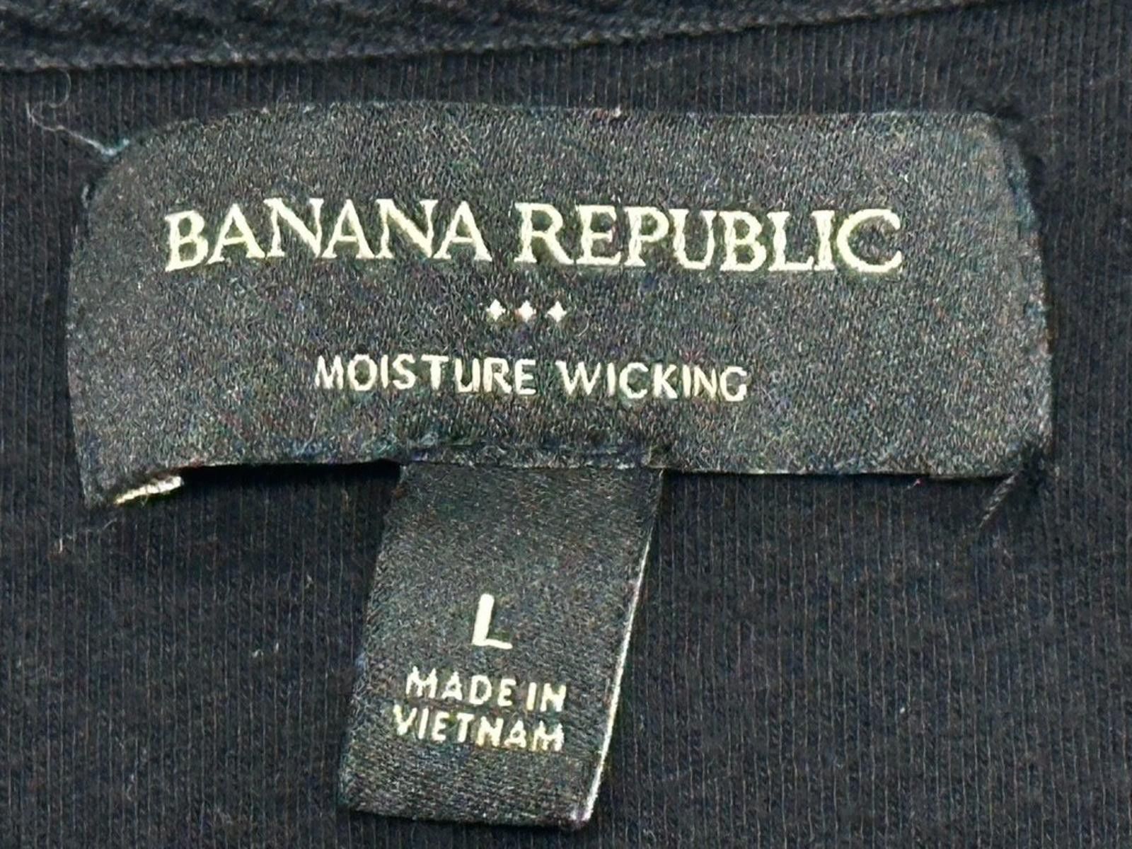 Banana Republic Banana Republic 1/4 Zip Moisture Wicking Pullover Gray Men L Size US L / EU 52-54 / 3 - 7 Thumbnail