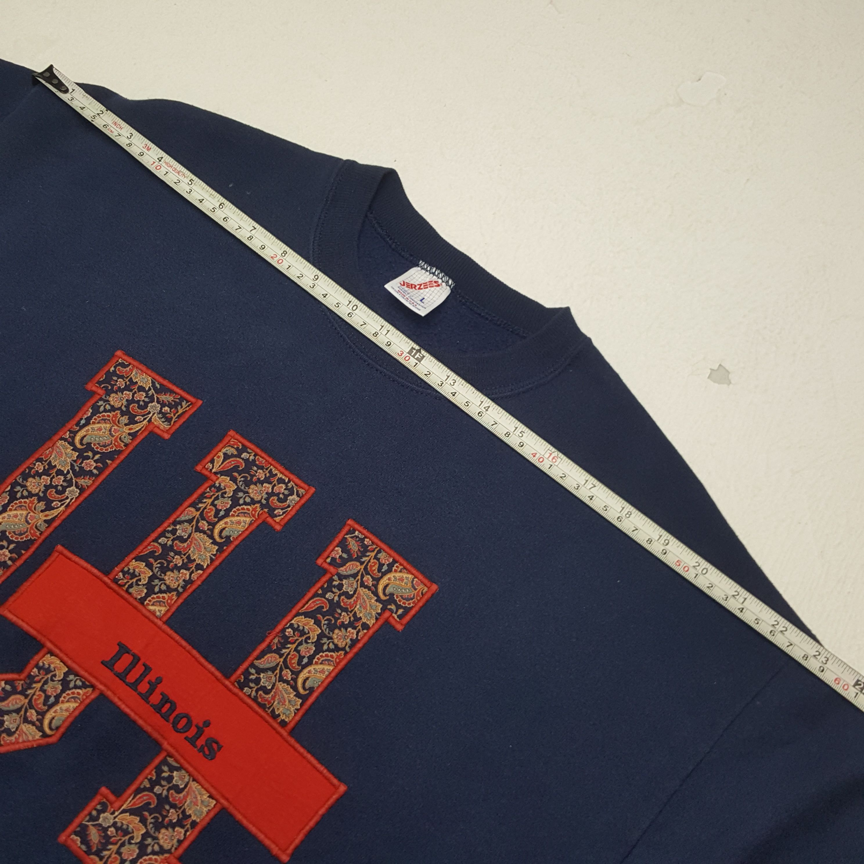 Jerzees × Vintage Vintage 90's University of Illinois Promotion Sweatshirt Size US M / EU 48-50 / 2 - 5 Thumbnail