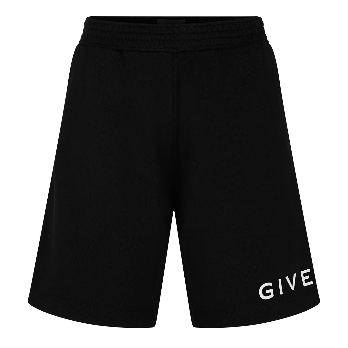 Givenchy o1g2r1mq0426 Boxy Fit Fleece Jogger Shorts in Black Size US 32 / EU 48 - 1 Thumbnail