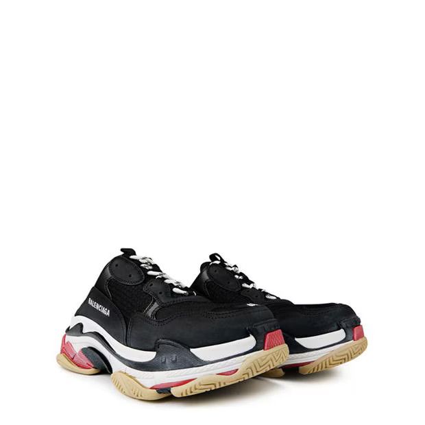 o1g2r1mq0324 Triple S Mules in Multicolor