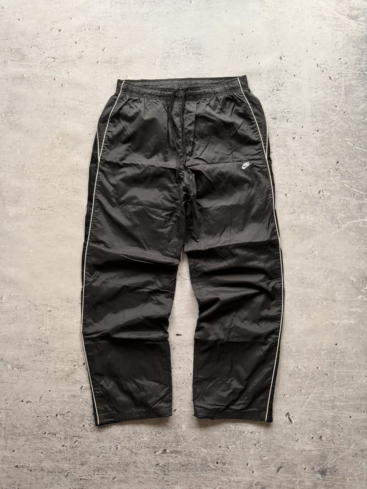 Nike × Vintage NIKE VINTAGE BASIC LOGO OVERSIZE BAGGY PANTS Size US 34 / EU 50 - 2 Thumbnail