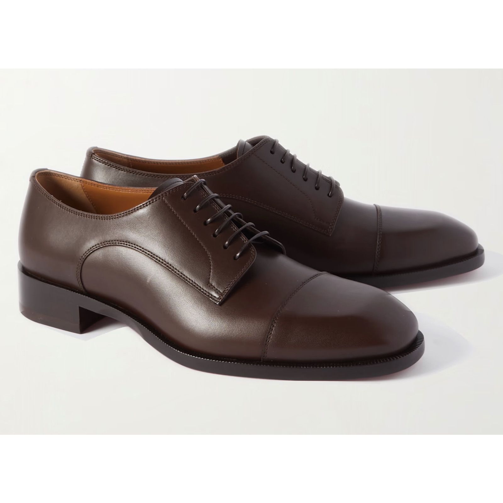 Christian Louboutin Christian Louboutin Leather Dress Oxford Derby Loafer 44 11 Size US 11 / EU 44 - 5 Thumbnail