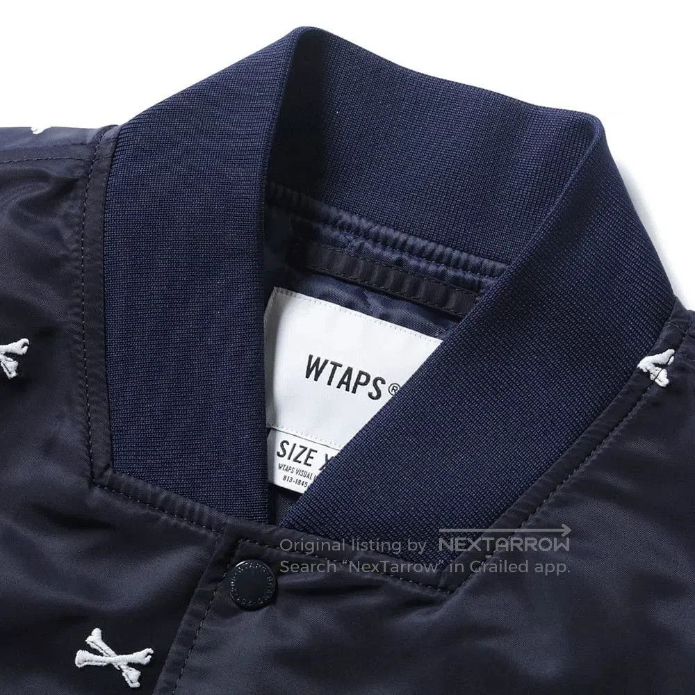 Other navy blue bone pattern bomber jacket. Size S / US 4 / IT 40 - 3 Thumbnail