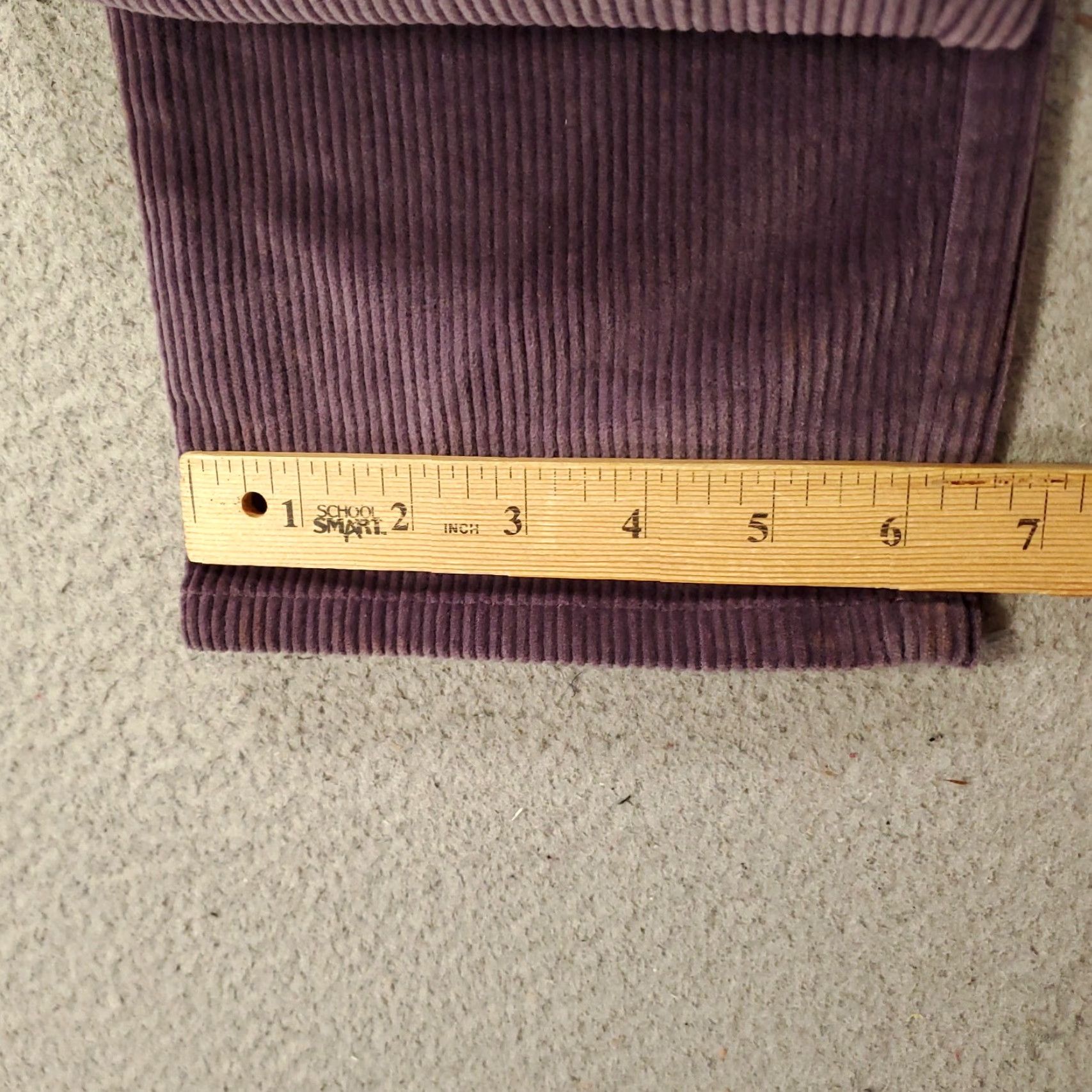 Ralph Lauren VINTAGE? New Ralph Lauren Corduroy Pants Womens 6 Purple Classic Straight NWT LRL Size 28" / US 6 / IT 42 - 5 Thumbnail