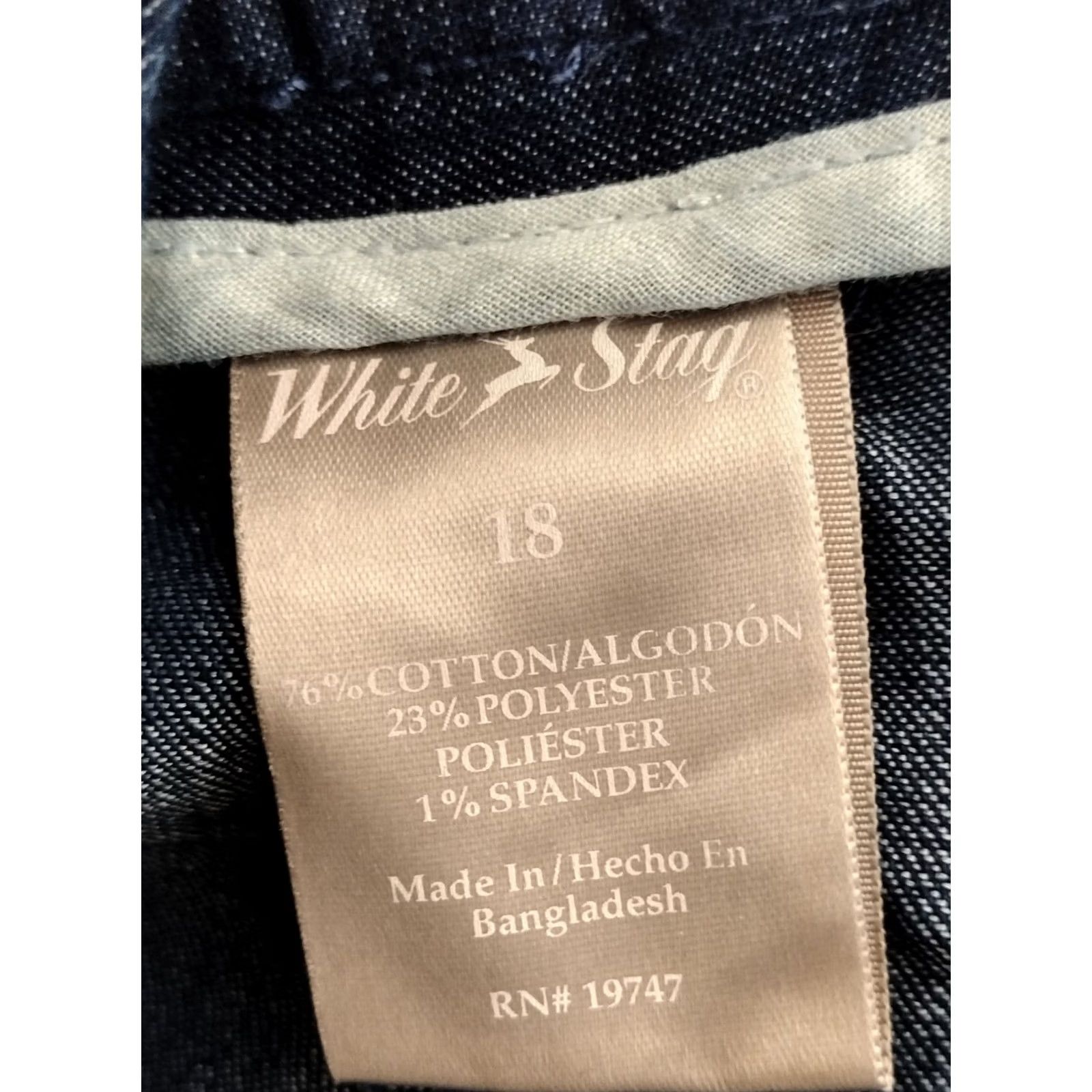 Vintage White Stag Capri Jeans Shirt? (No) Size 40" / US 18 - 5 Thumbnail