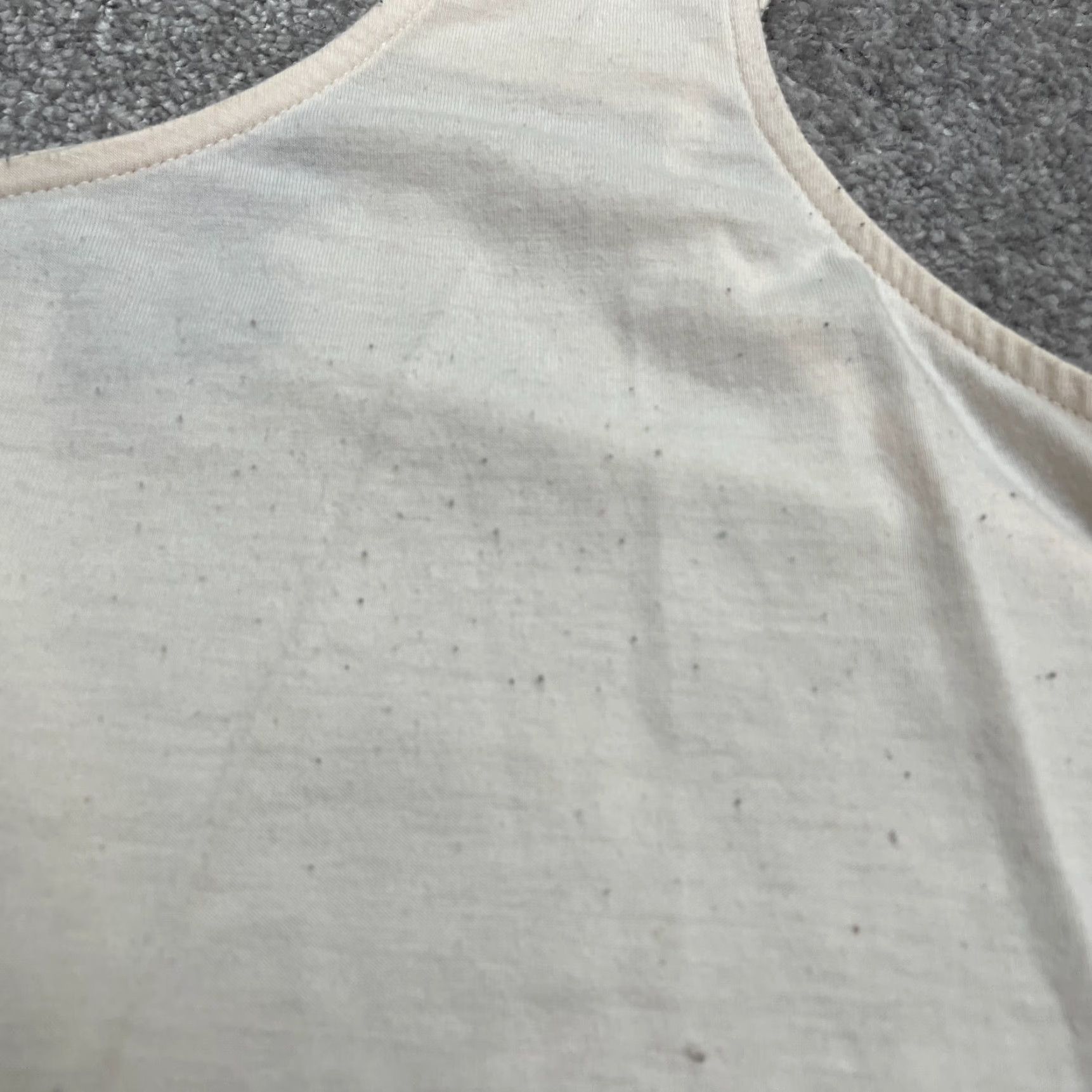 Vintage Kardashian Collection Tank Top Womens XL Ivory Chiffon Sleeveless Sheer Casual Sleeveless Tank Top Womens XL Ivory Chiffon Size XL / US 12-14 / IT 48-50 - 4 Thumbnail