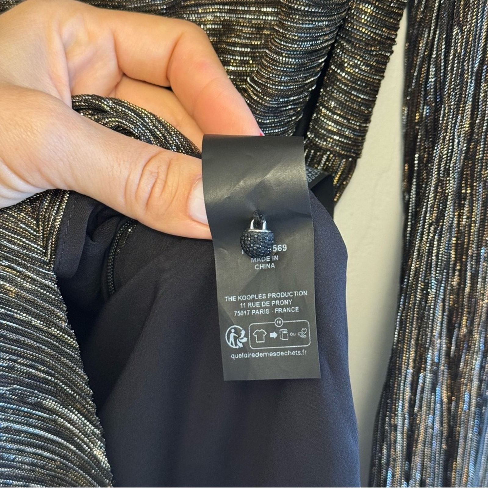 The Kooples NWT! The Kooples Lurex Dress, Size 1 Size S / US 4 / IT 40 - 8 Thumbnail