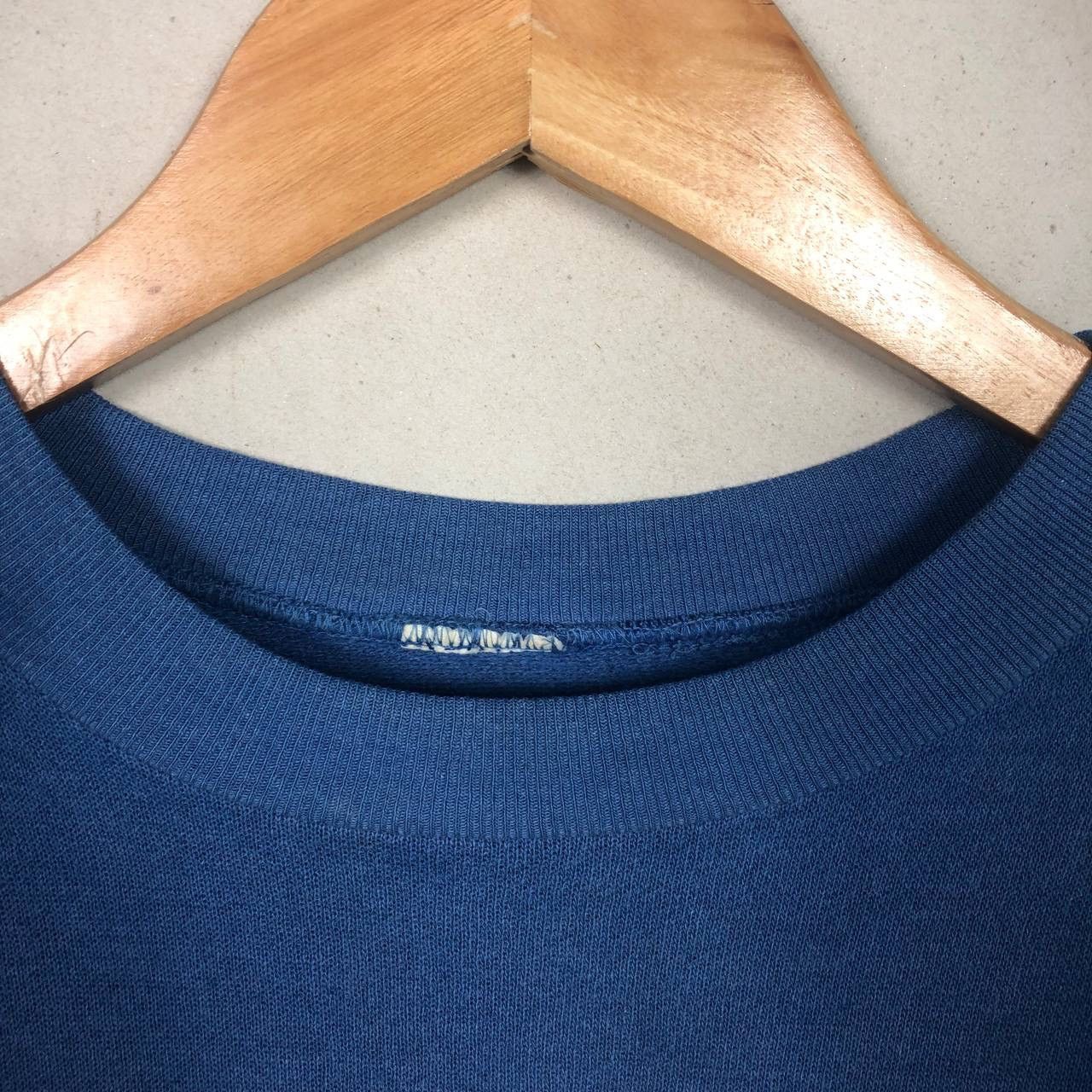 Vintage Thrashed 80s Ohio USA Sun Faded Blue Sweatshirt ERD GRUNGE Size US M / EU 48-50 / 2 - 7 Thumbnail