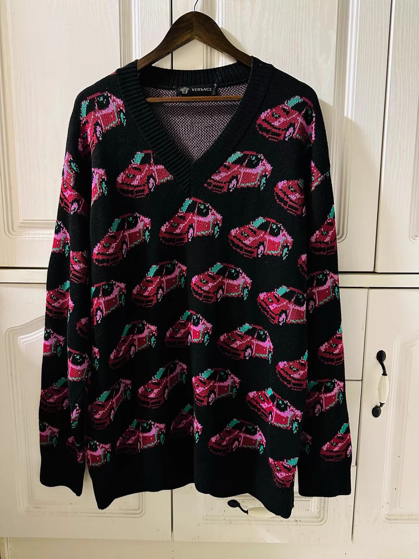 Versace Versace Runway Cotton Knit Sweater XL Like New Size US XL / EU 56 / 4 - 1 Thumbnail