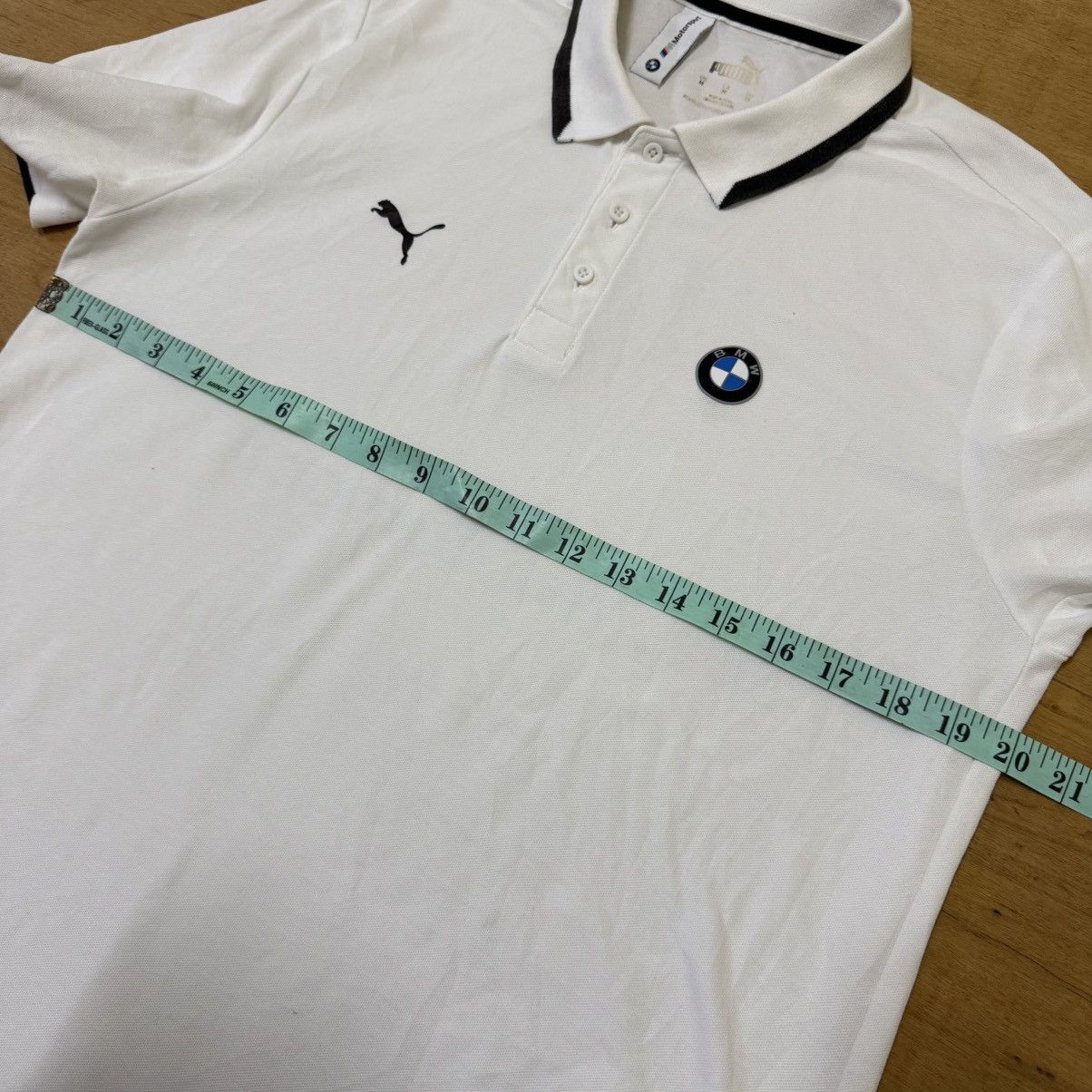 BMW × Puma Puma X BMW Motorsport white polo shirt size M Size US M / EU 48-50 / 2 - 9 Thumbnail
