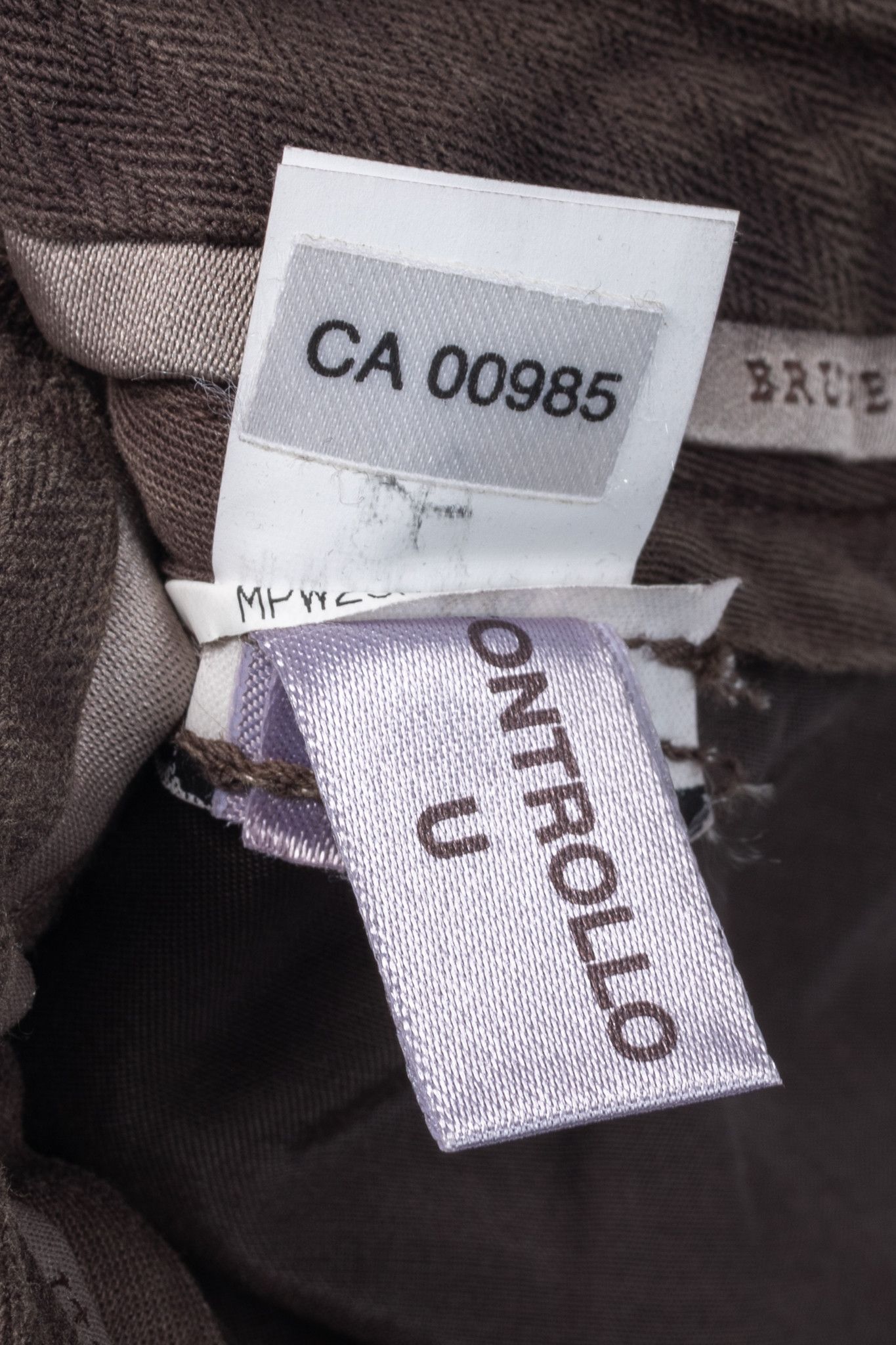 Brunello Cucinelli Brunello Cucinelli Brown Velvet Slim-Fit Pants Size 27" / US 4 / IT 40 - 14 Thumbnail
