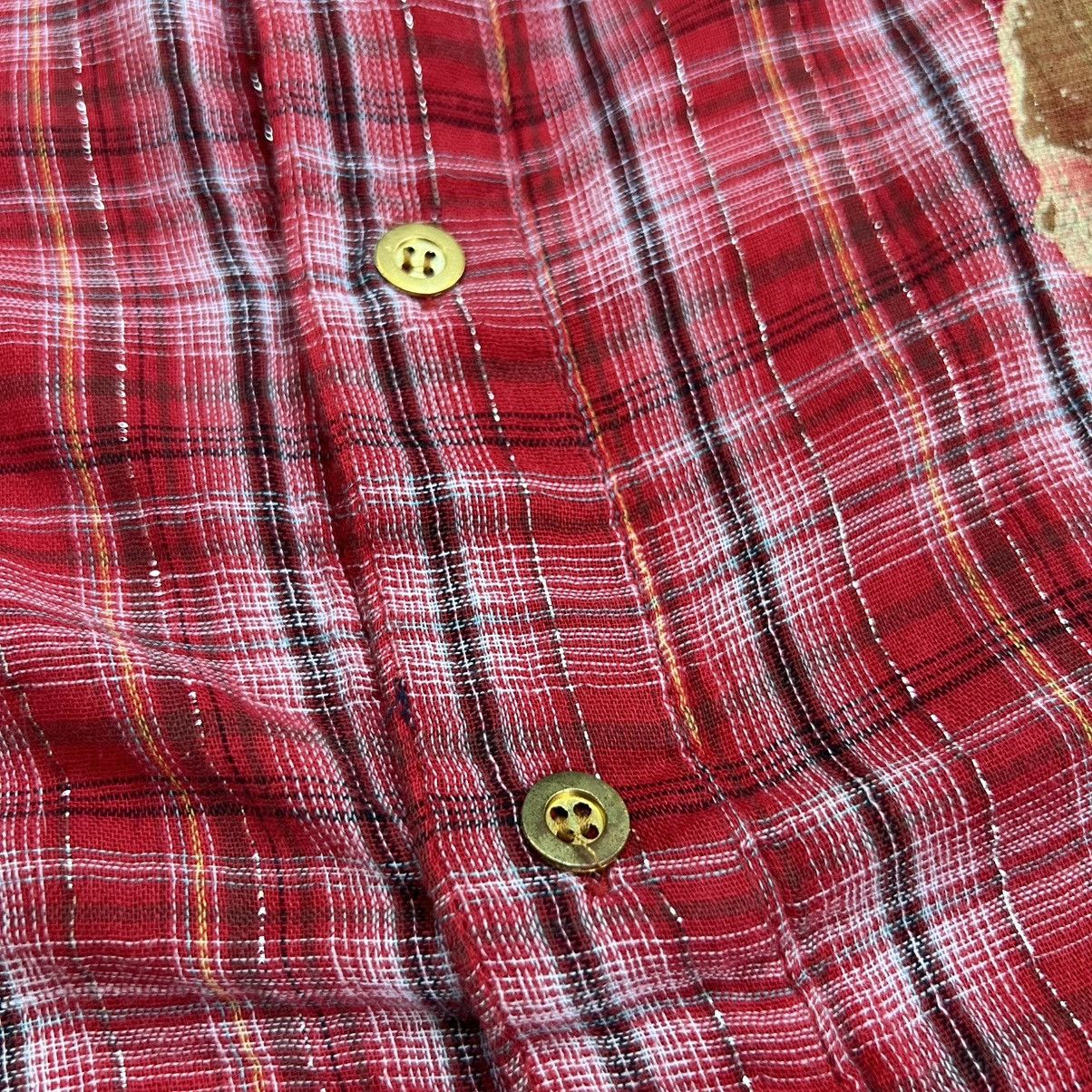 If Six Was Nine Roi Franc Skull If Six Was Nine Style Plaid LS shirt Size US M / EU 48-50 / 2 - 7 Thumbnail