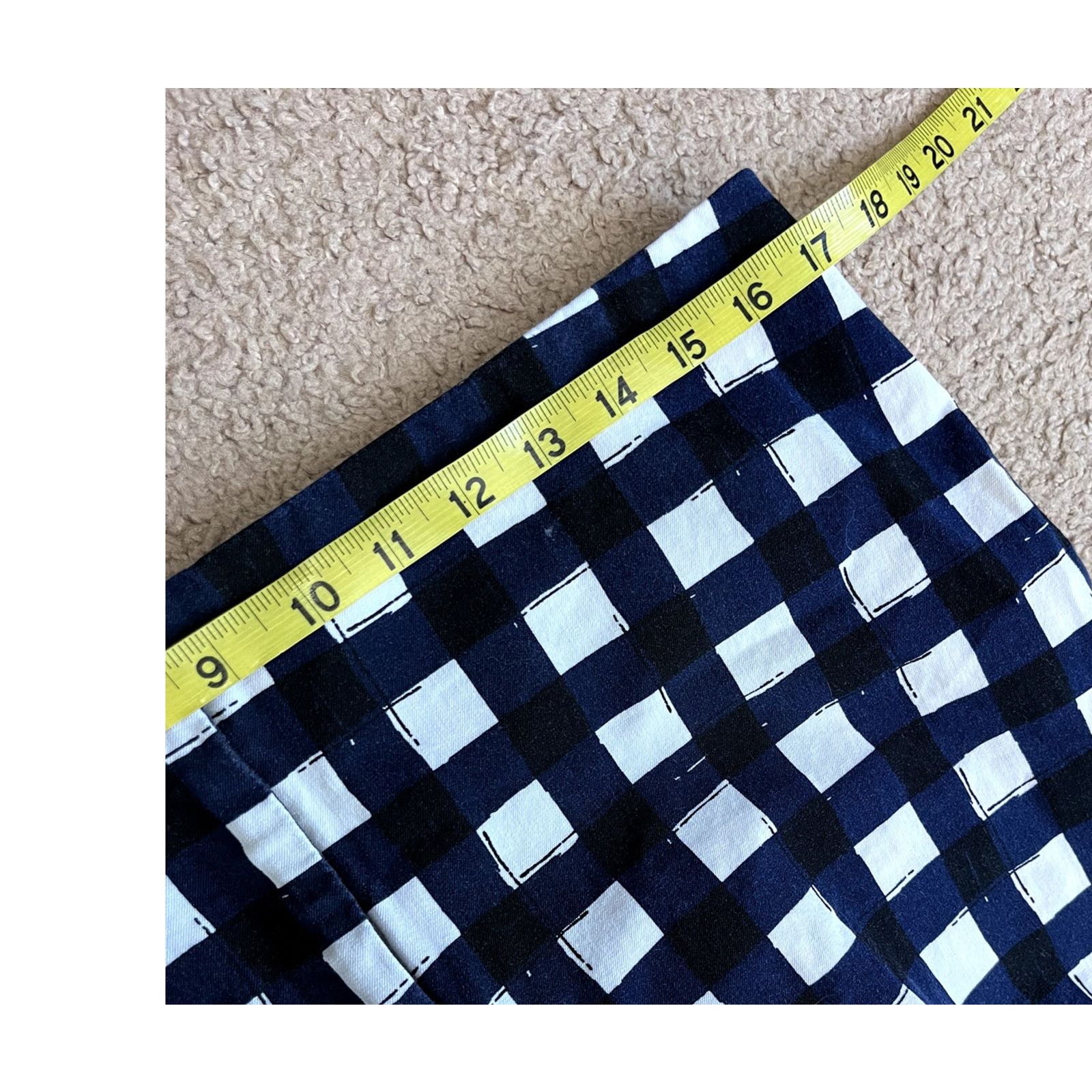 Alfani Women's Plaid Alfani Business Slacks 12 Size 34" / US 12 / IT 48 - 3 Thumbnail