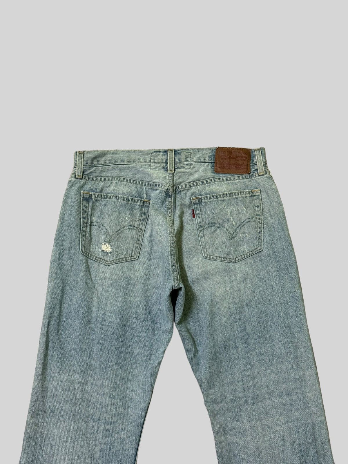 Levi's × Levi's Vintage Clothing × Vintage Vintage Levi's 527 Flared Bootcut Distressed Jeans Size US 33 - 10 Thumbnail