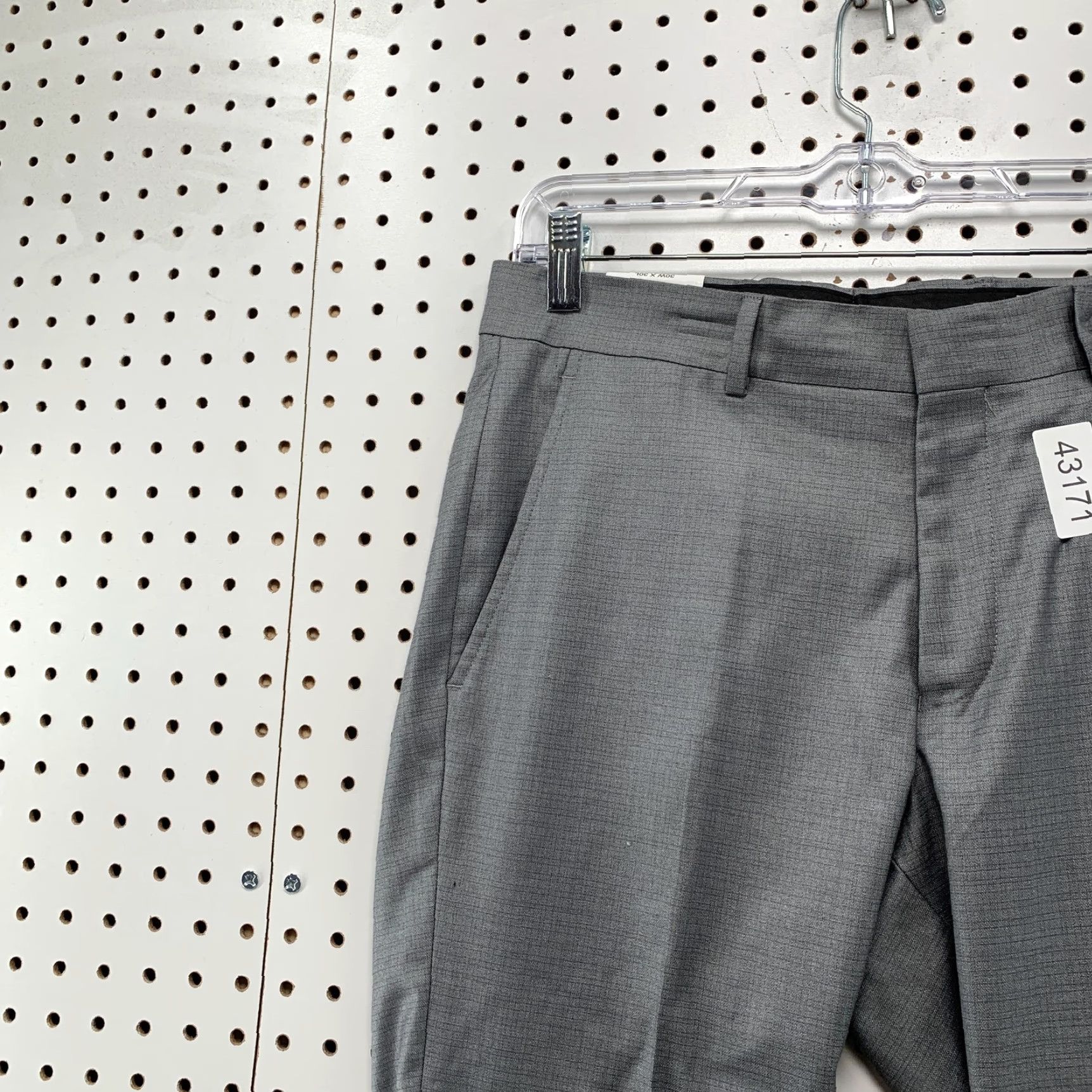 Kenneth Cole NEW Kenneth Cole Dress Pants Mens Size 30x30 Gray Flex Trouser Modern Fit Size US 30 / EU 46 - 5 Thumbnail