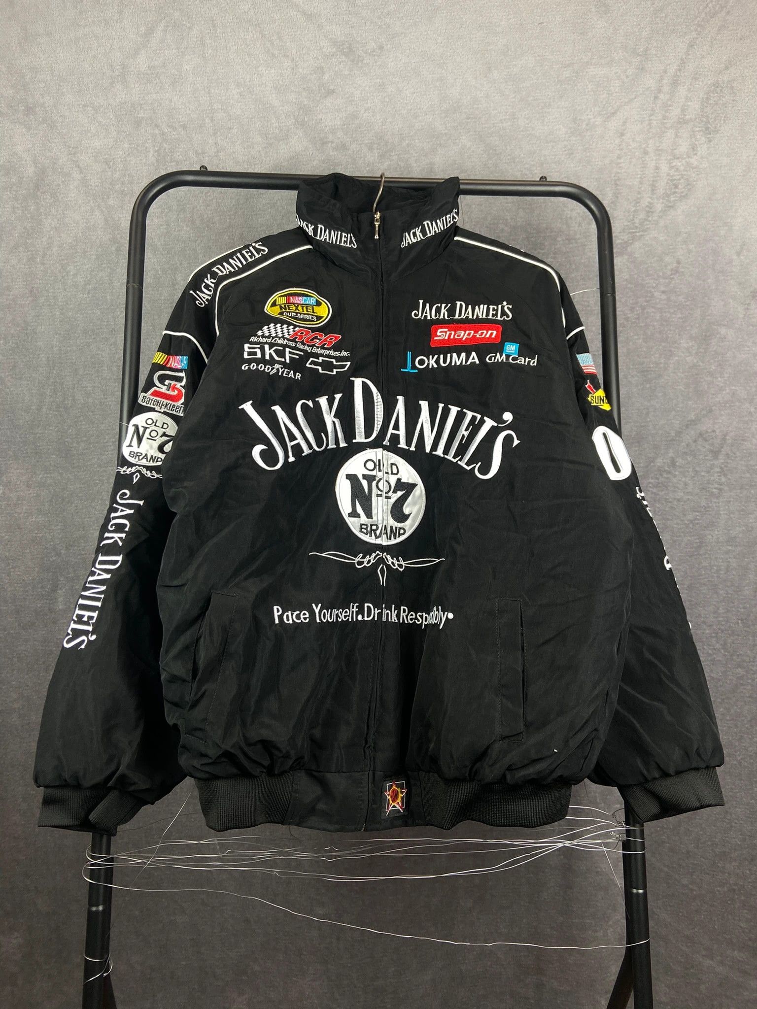 Vintage Vintage Jack Daniel’s Black Jacket Size M Size US M / EU 48-50 / 2 - 1 Thumbnail