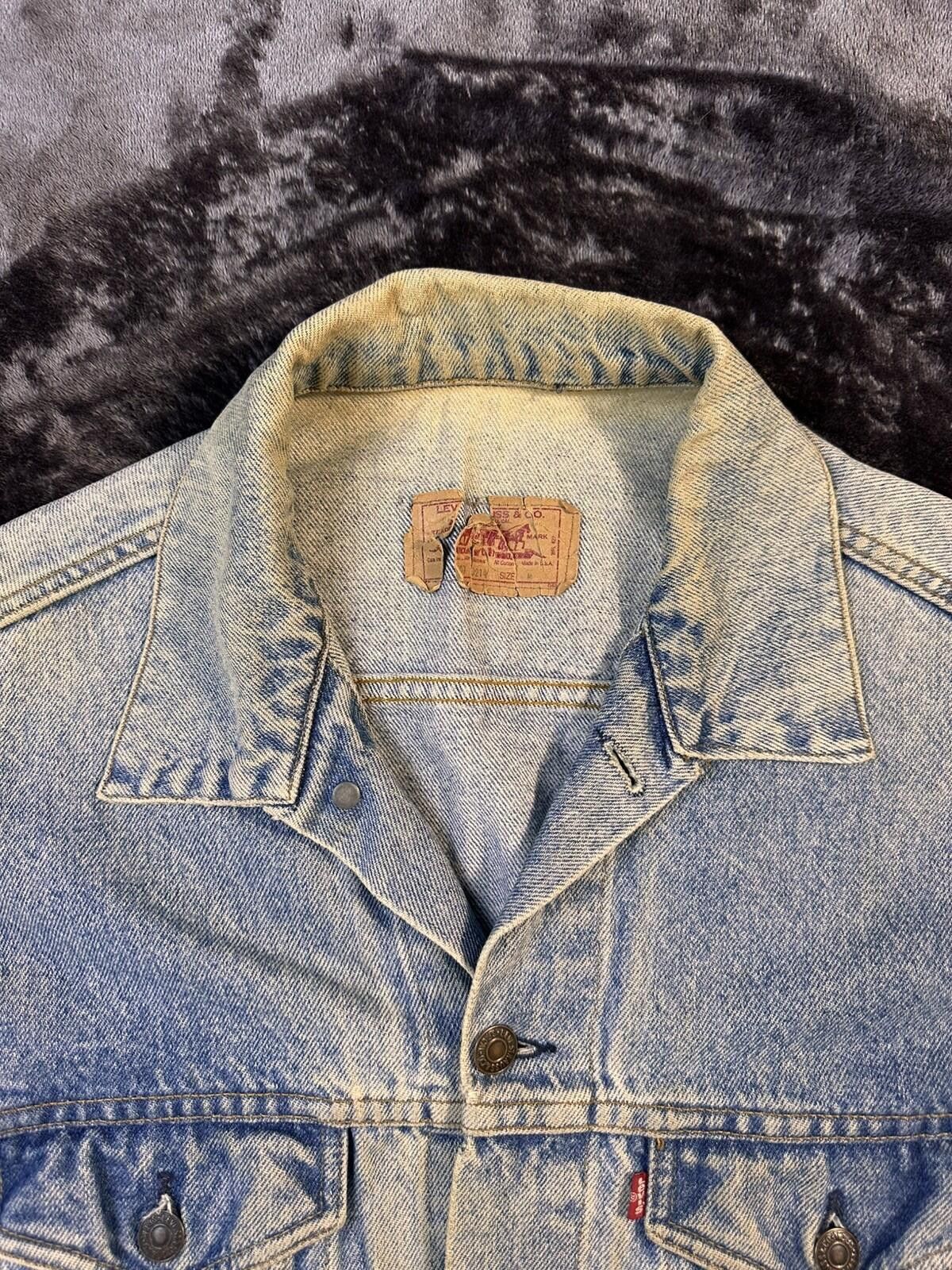 Levi's VTG Faded 80s Levi’s Denim Jacket 70507 0214 Sz Medium Size US M / EU 48-50 / 2 - 5 Thumbnail
