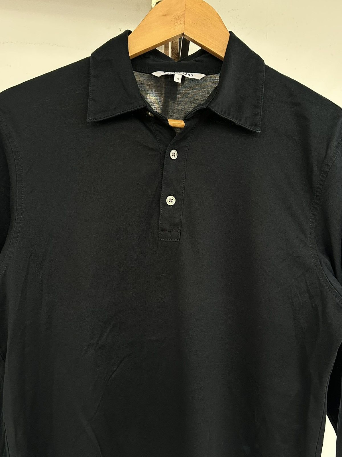 Helmut Lang Helmut Lang Japan Vintage Polo Long Sleeve Size US M / EU 48-50 / 2 - 3 Thumbnail