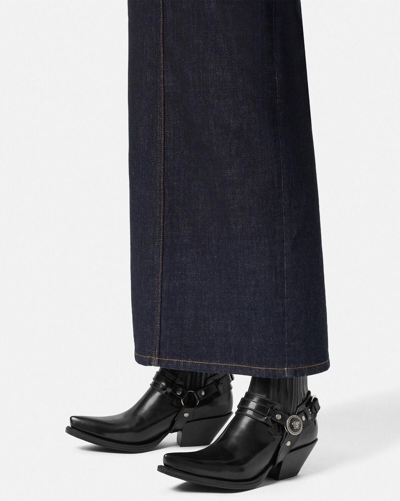 Versace Versace Texano Ankle Boots Size US 5 / IT 35 - 4 Thumbnail