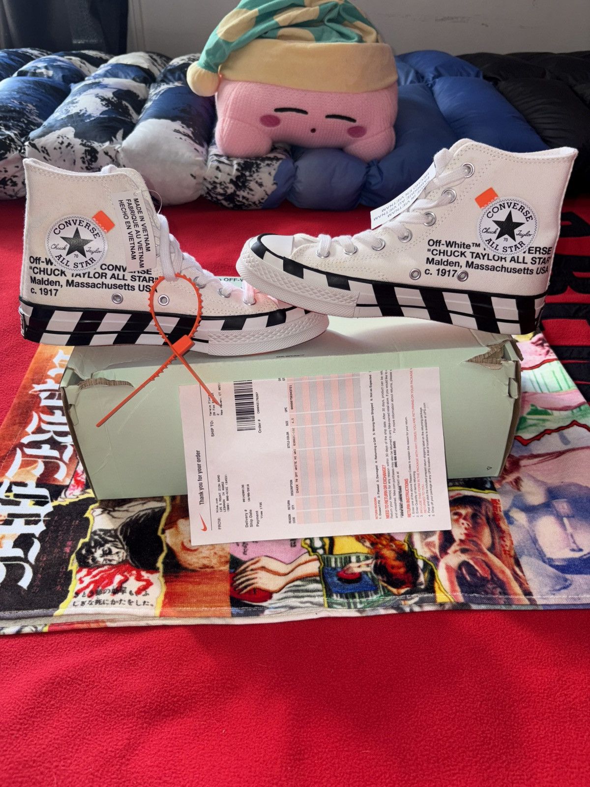 Converse × Off-White Off-White x Converse Chuck Taylor All Star 70 High Size US 6.5 / IT 36.5 - 1 Thumbnail