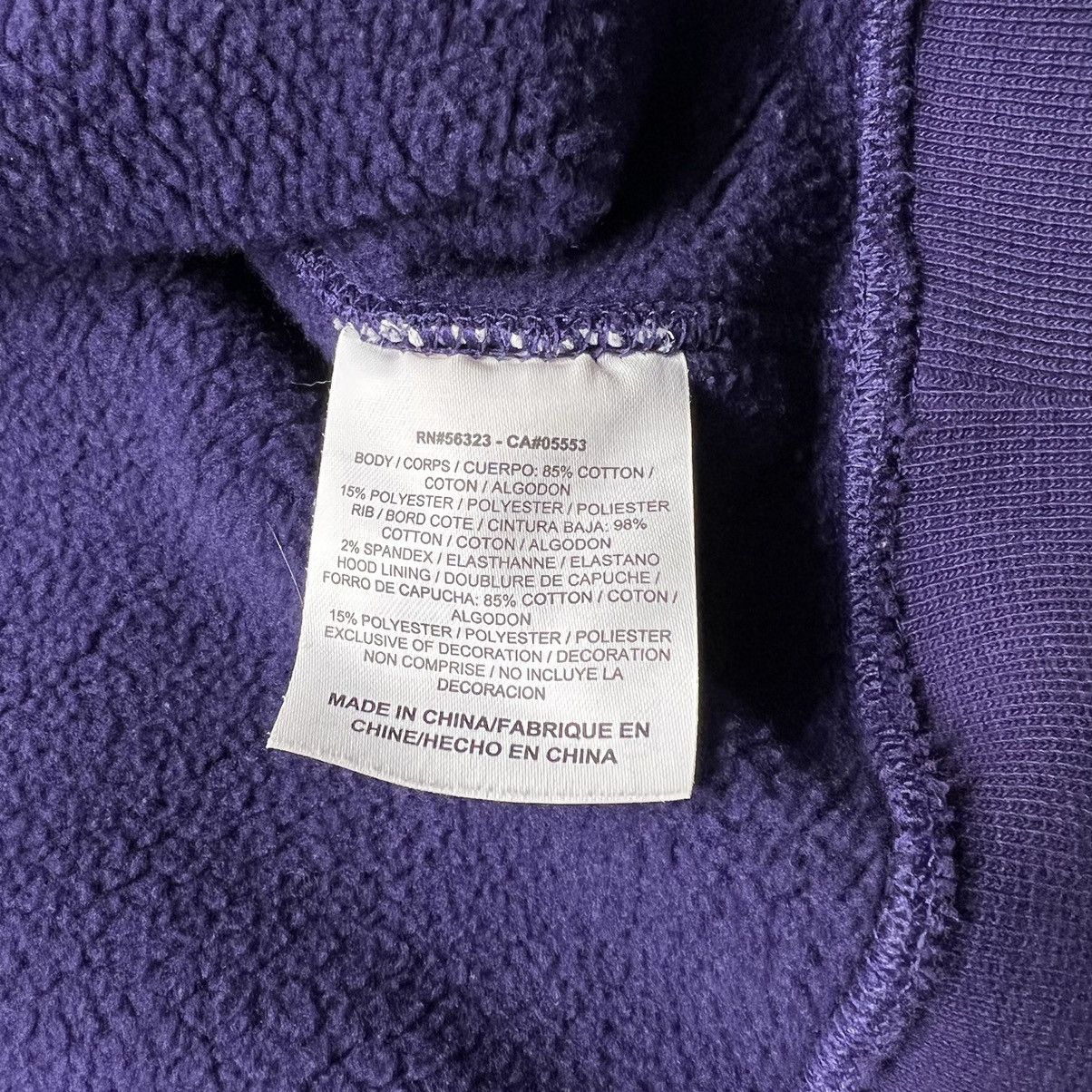 Nike × Vintage VTG Nike Hoodie Sweatshirt Purple Full Zip AF1 Anniversary Size US XXL / EU 58 / 5 - 16 Thumbnail