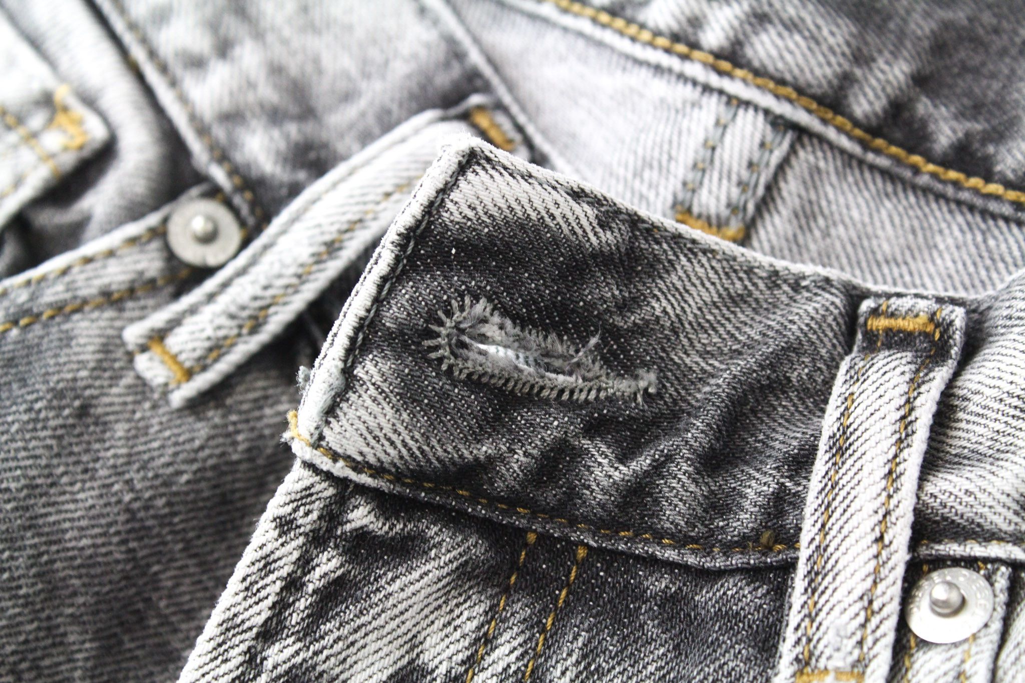 Diesel WIDEE 8880X W24/L30 Grey Cotton Straight Jeans 69498 Size 24" / US 00 / IT 34 - 10 Thumbnail
