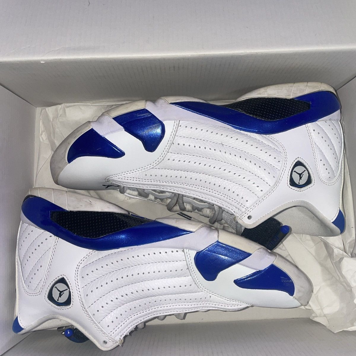 Jordan Brand Air Jordan 14 retro Hyper Royals Size US 9 / EU 42 - 1 Thumbnail
