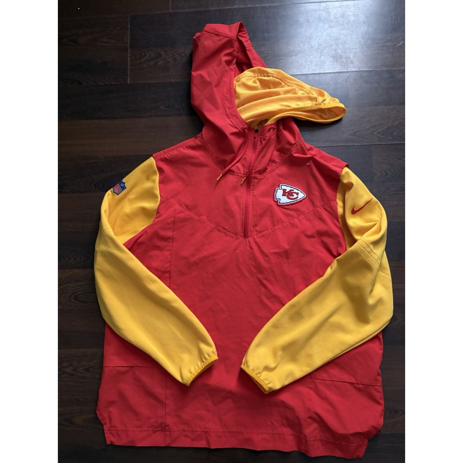 Nike K.C.C Windbreaker Jacket Men's S NFL Long Sleeve SZ XL